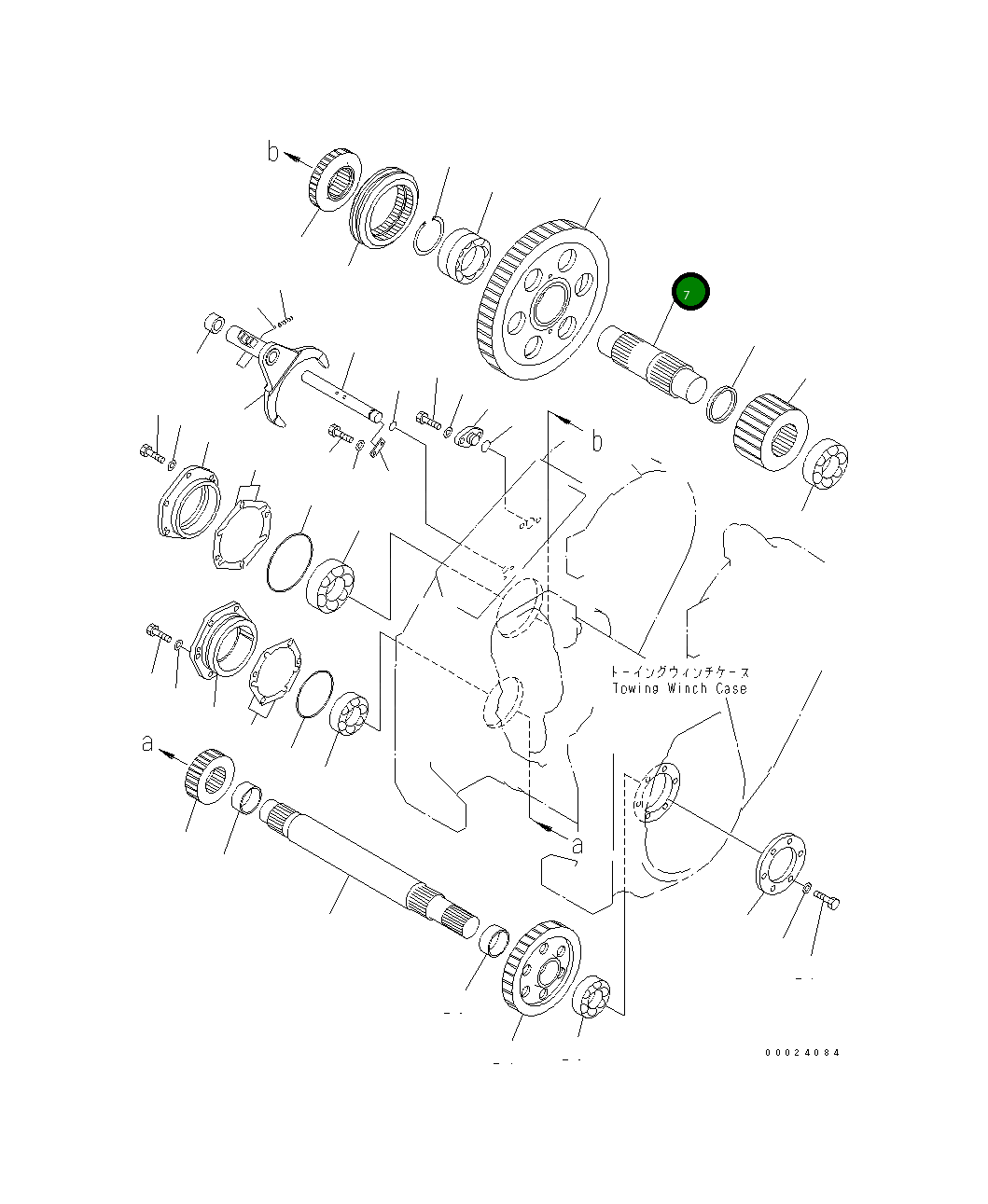 Вал 134-960-1720 Komatsu