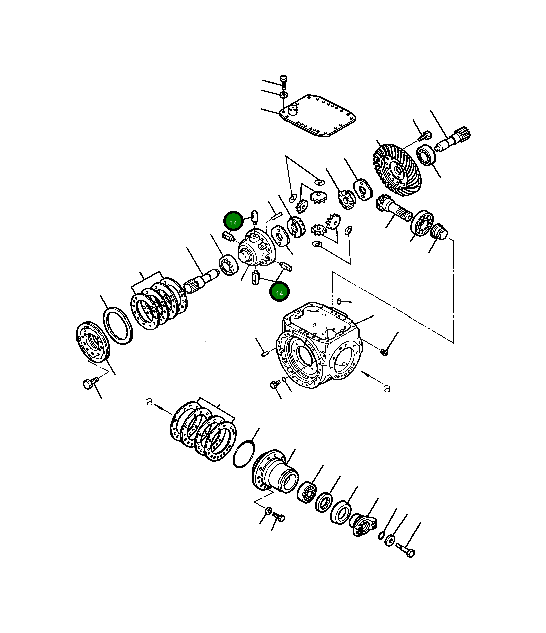 Вал 418-22-11412 Komatsu