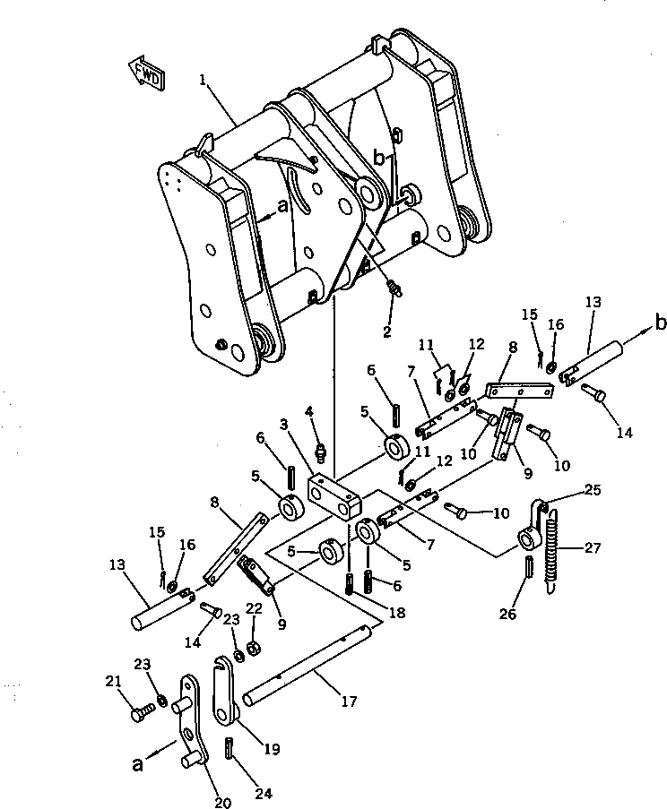 Вилка 418-844-1260 Komatsu