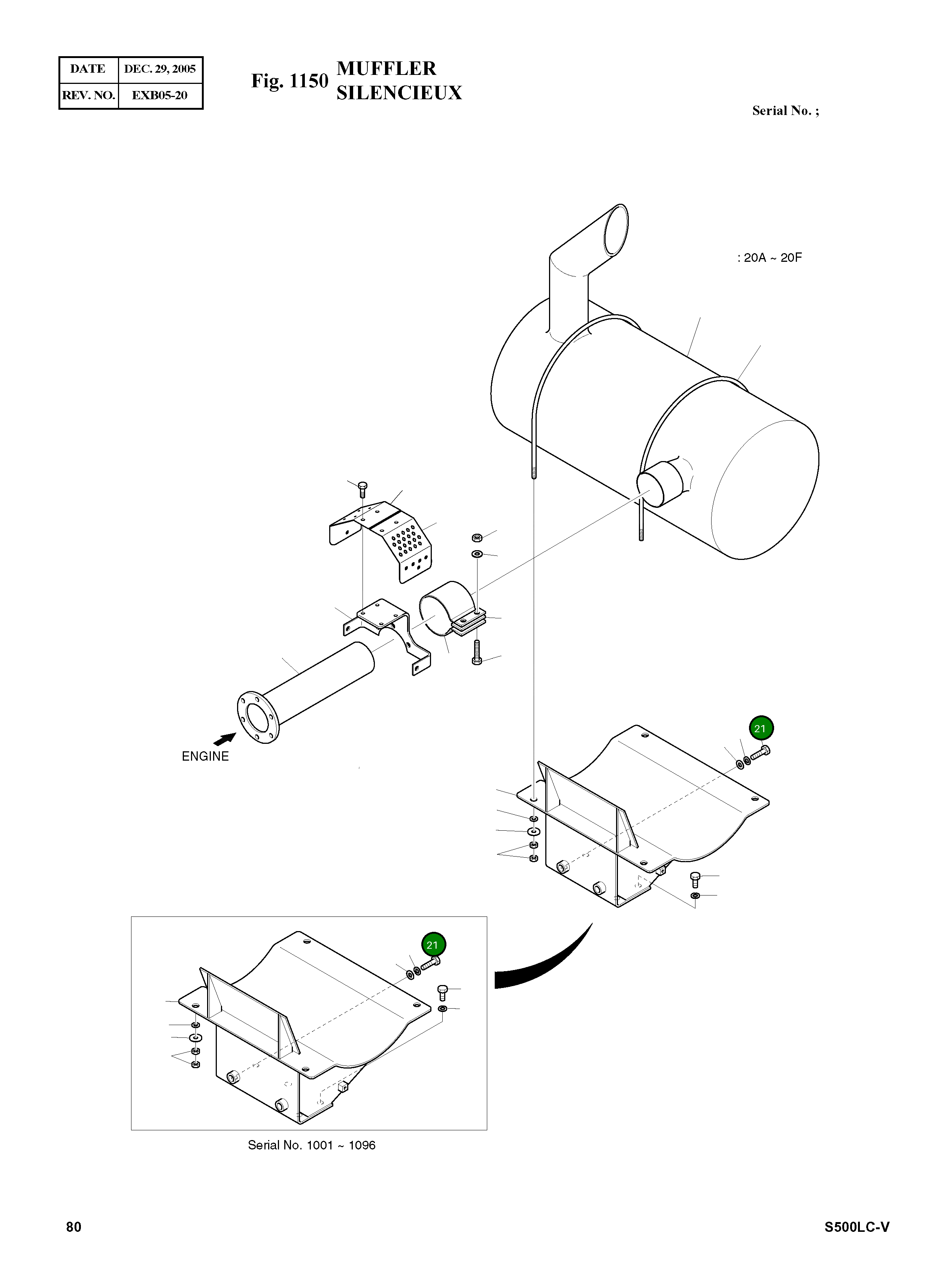 Болт M12X1.5X45 S0786453 Komatsu