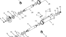 Вал 6216-71-3213 Komatsu
