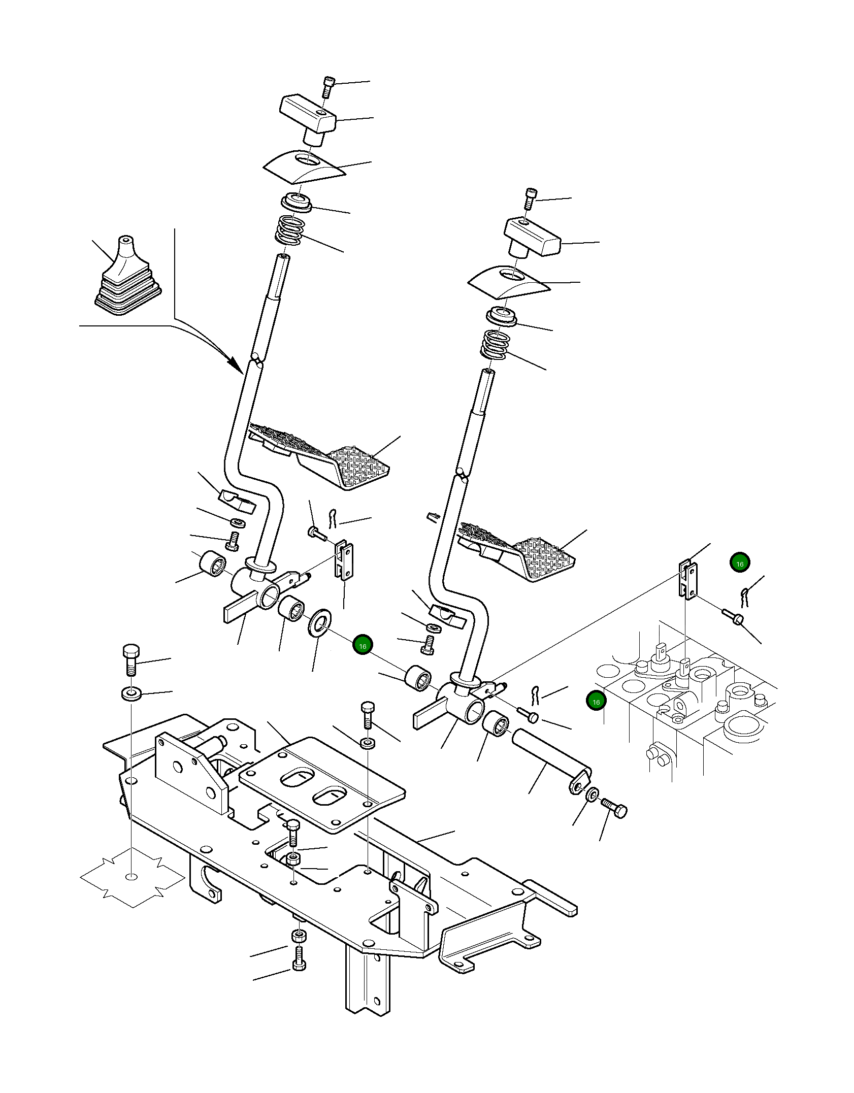 Вилка 3F0578636 Komatsu