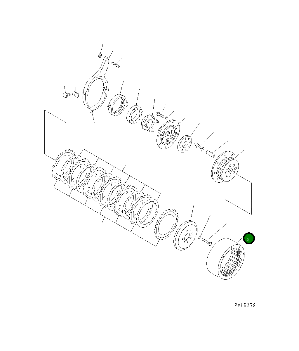 Барабан 103-22-31132 Komatsu