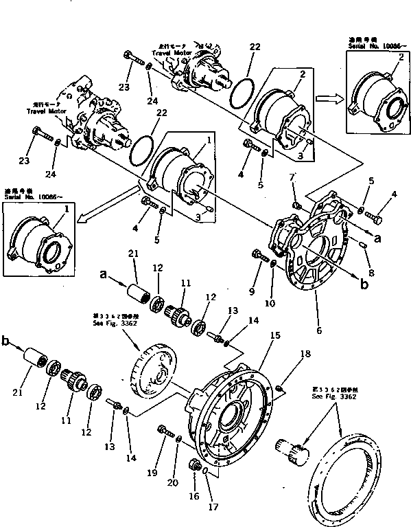 Вал 21N-27-11560 Komatsu