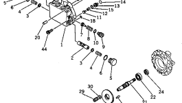 Вал TZ860A2002-00 Komatsu