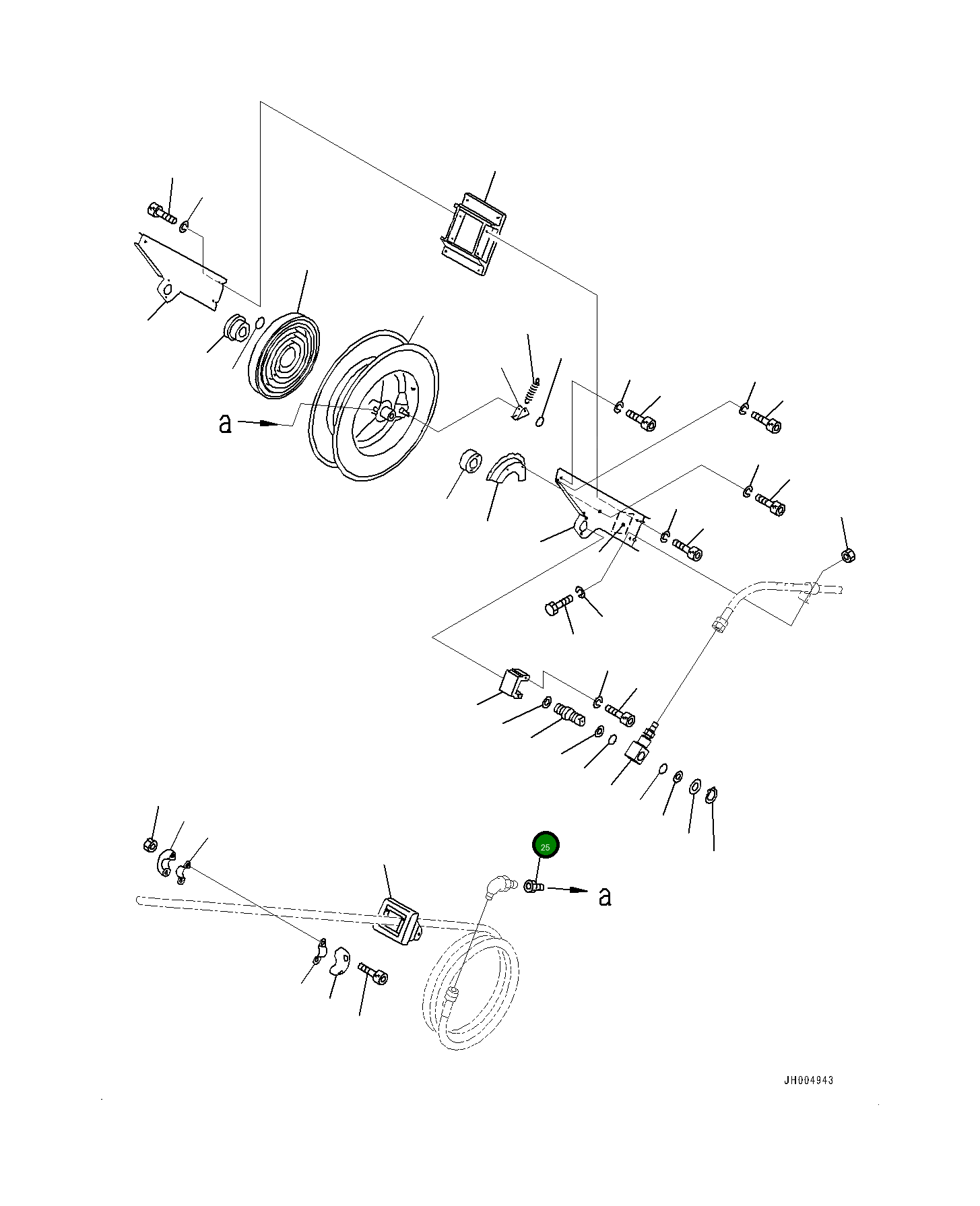 Адаптер YU680109-4 Komatsu