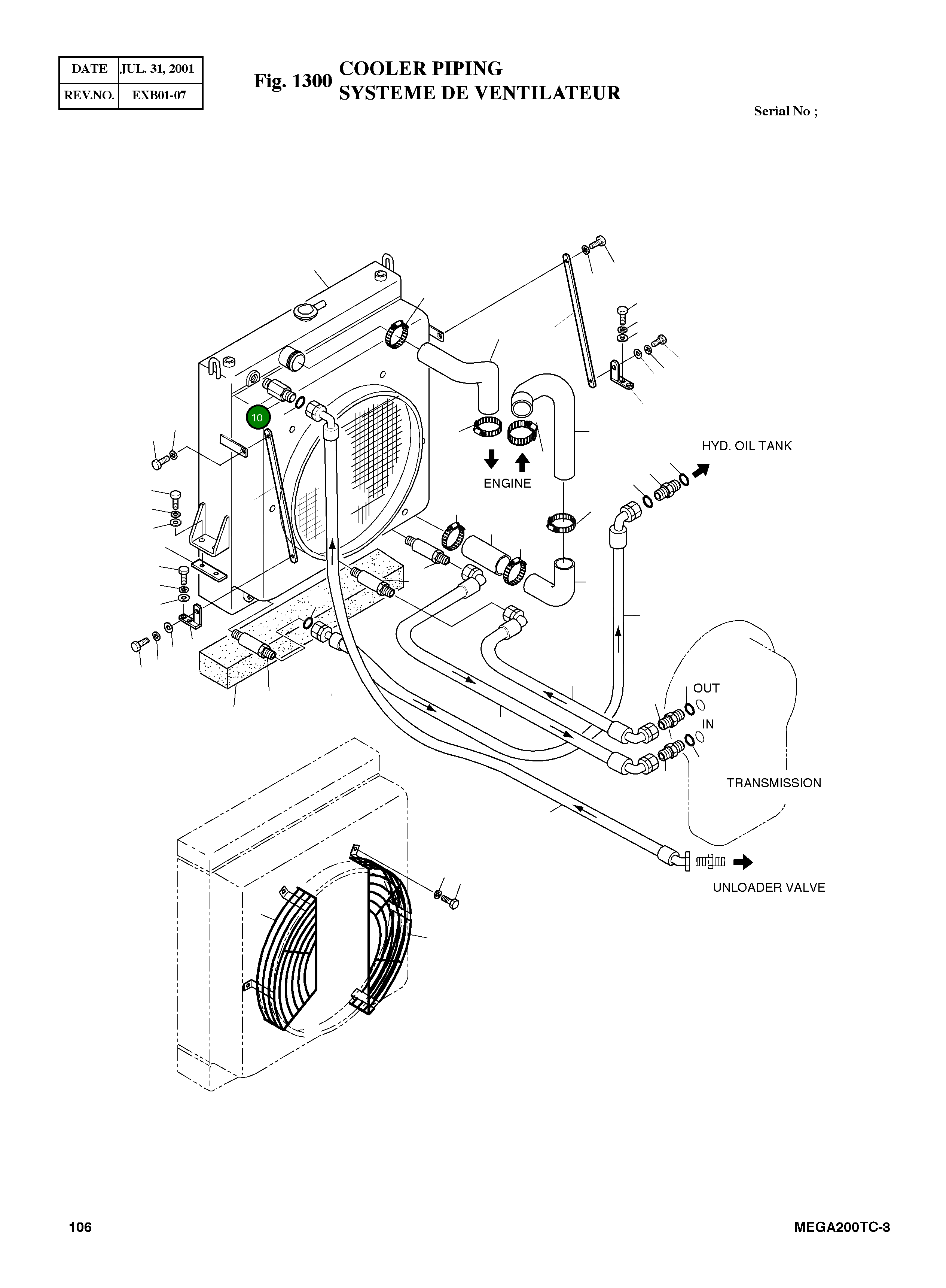 Адаптер 4181-2306B Komatsu