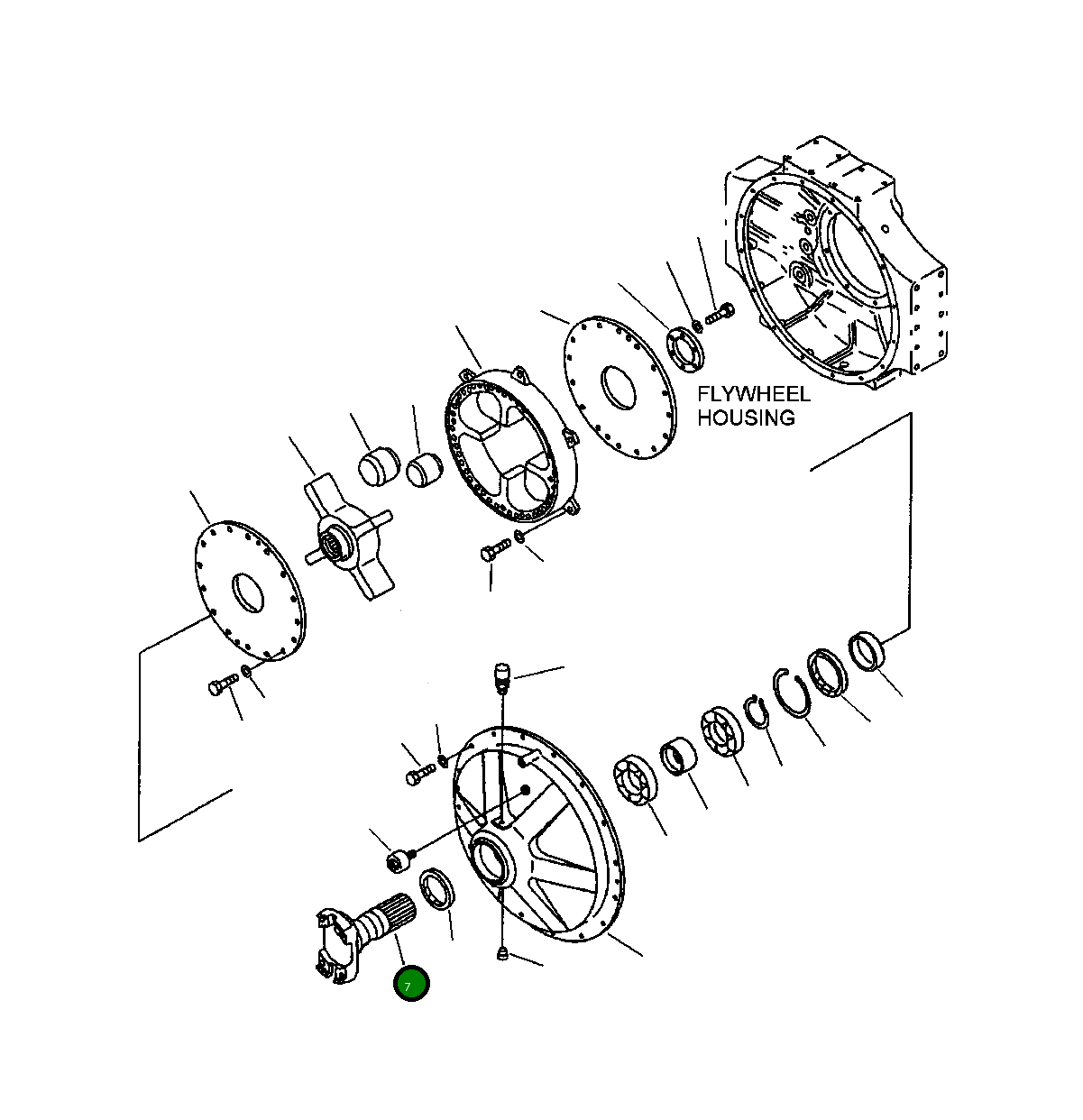 Вал 428-12-11141 Komatsu