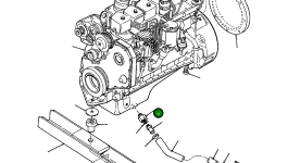 Адаптер 1243 336 H1 Komatsu