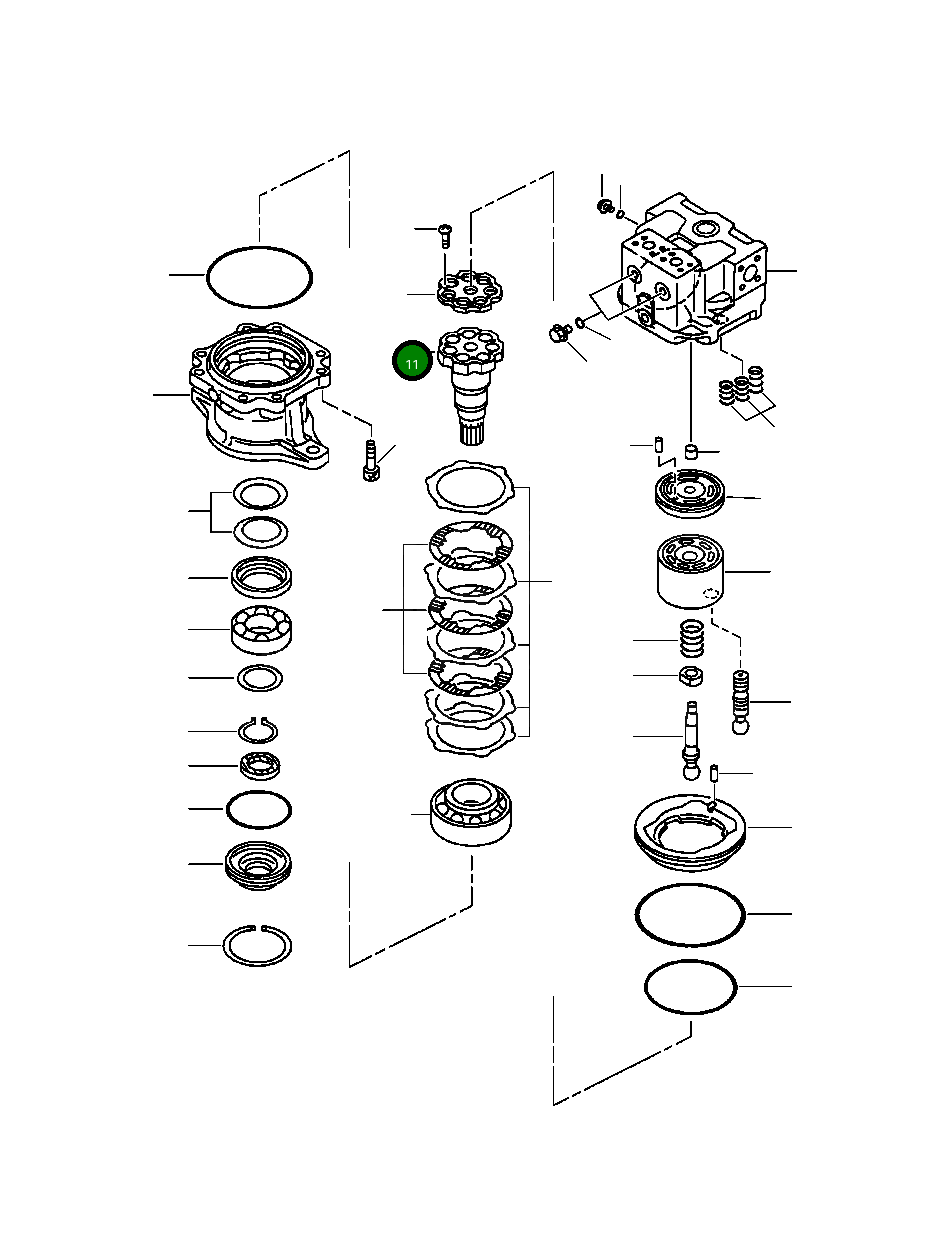 Вал 706-77-43860 Komatsu