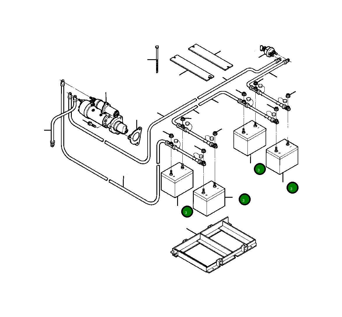 Аккумулятор WET 1269 026 H1 Komatsu