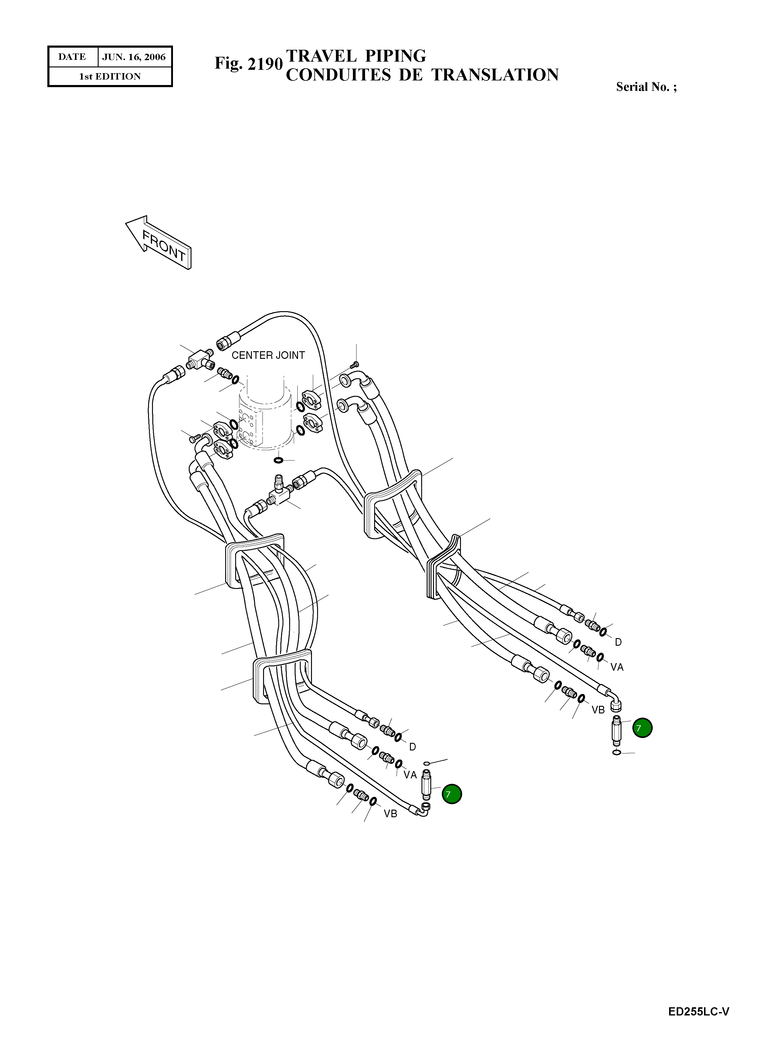 Адаптер 2181-1126D51 Komatsu