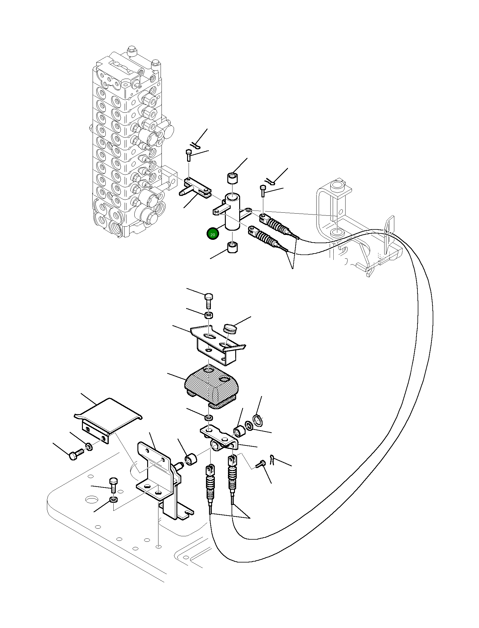 Вилка 3F1080053 Komatsu