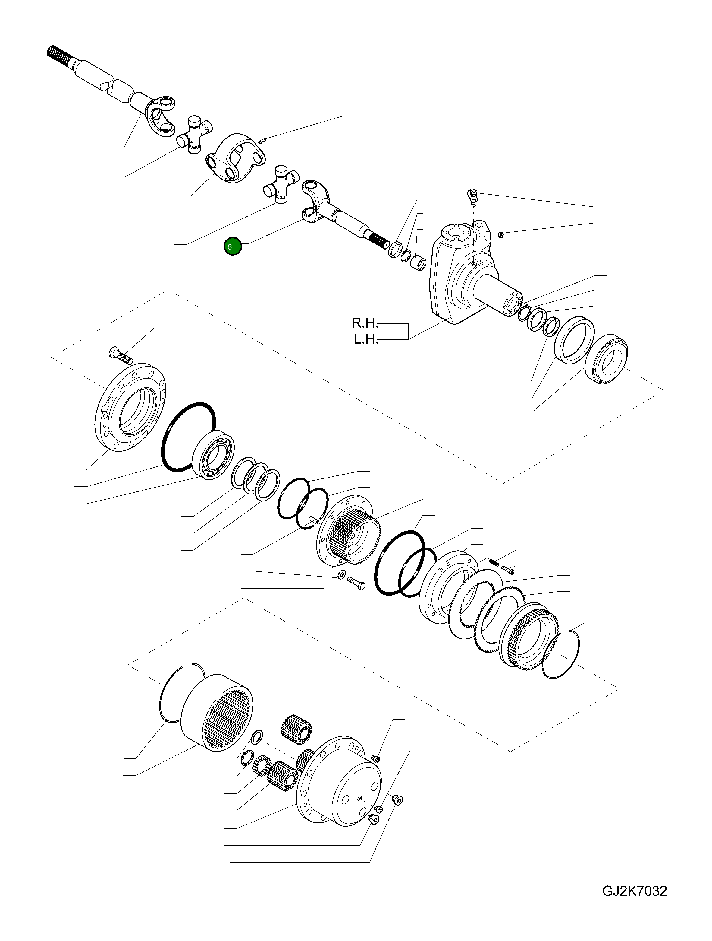 Вилка 20G-23-H0P04 Komatsu