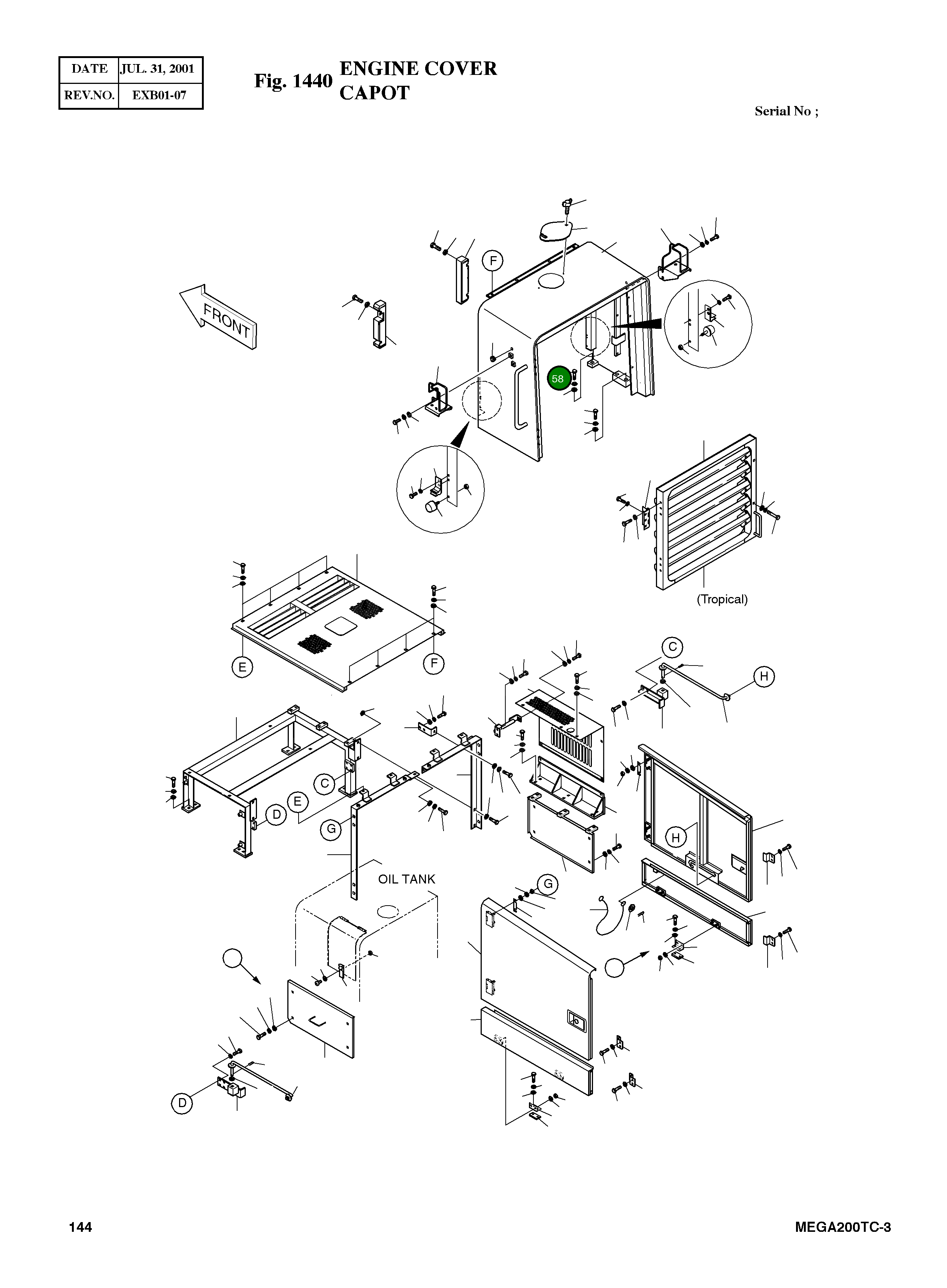 Болт M14X2.0X40 S0562753 Komatsu