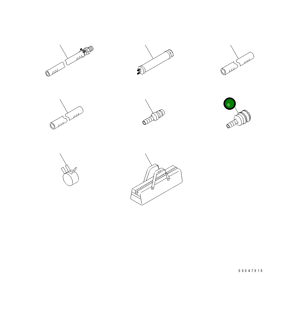 Адаптер 56D-61-24440 Komatsu