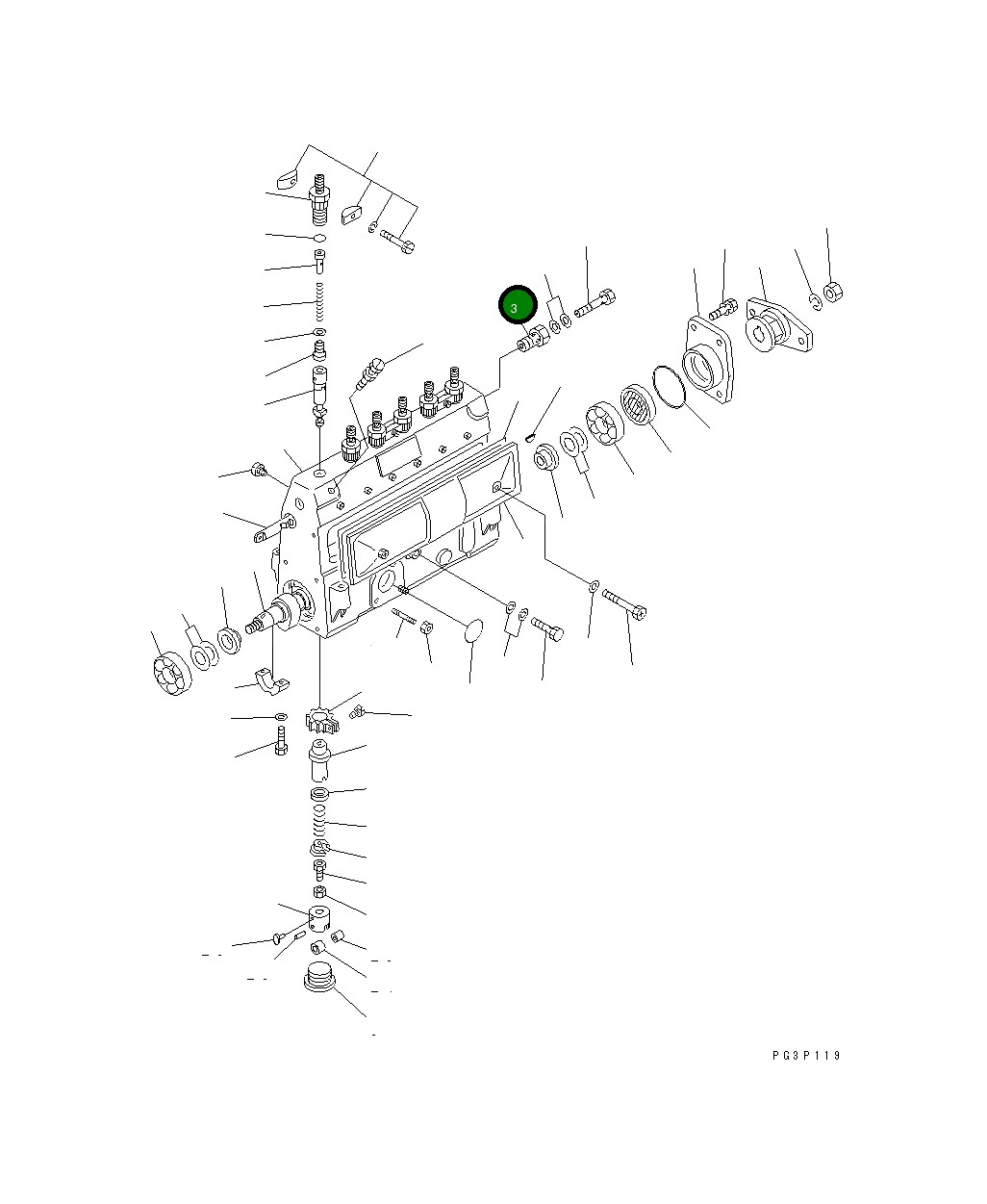 Адаптер DK131400-0100 Komatsu