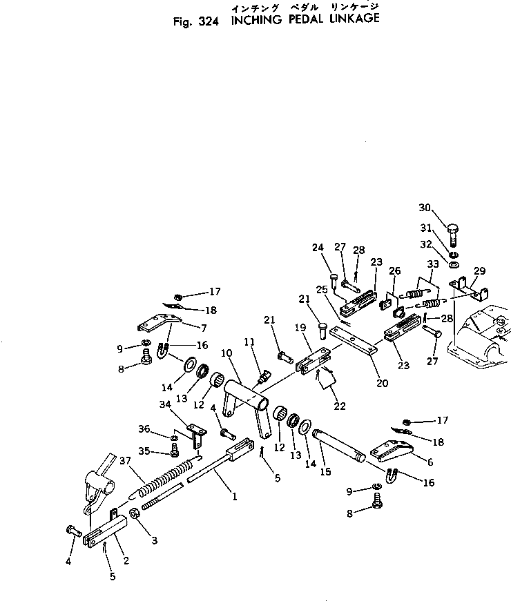 Вилка 13E-43-23230 Komatsu