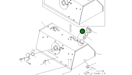 Топливный бак 14X-04-31114 Komatsu