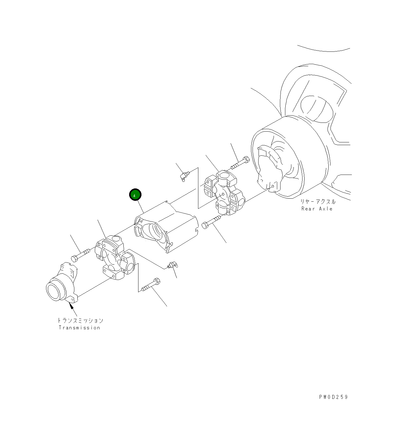 Вилка 421-20-34661 Komatsu