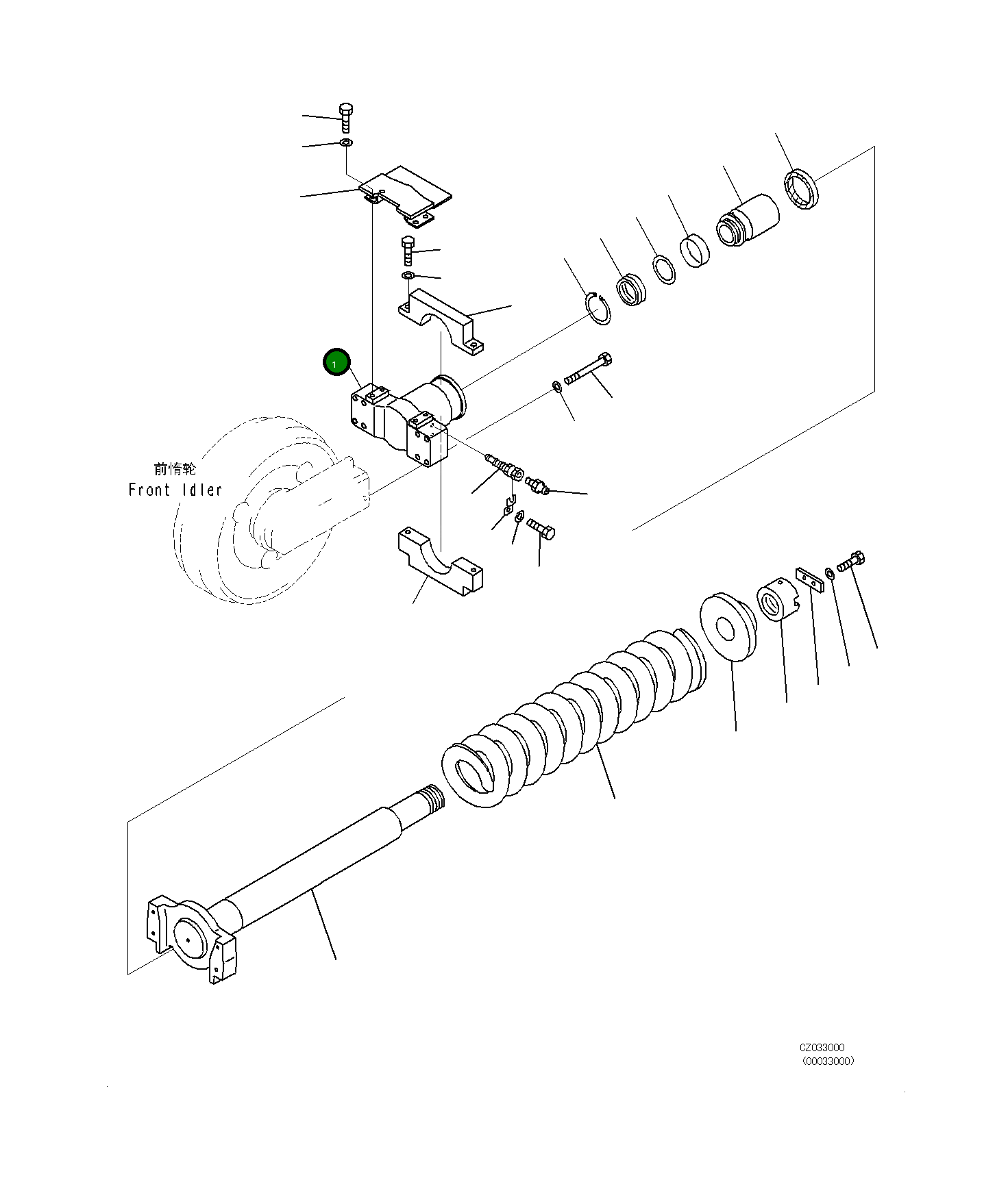 Вилка 209-30-55121 Komatsu