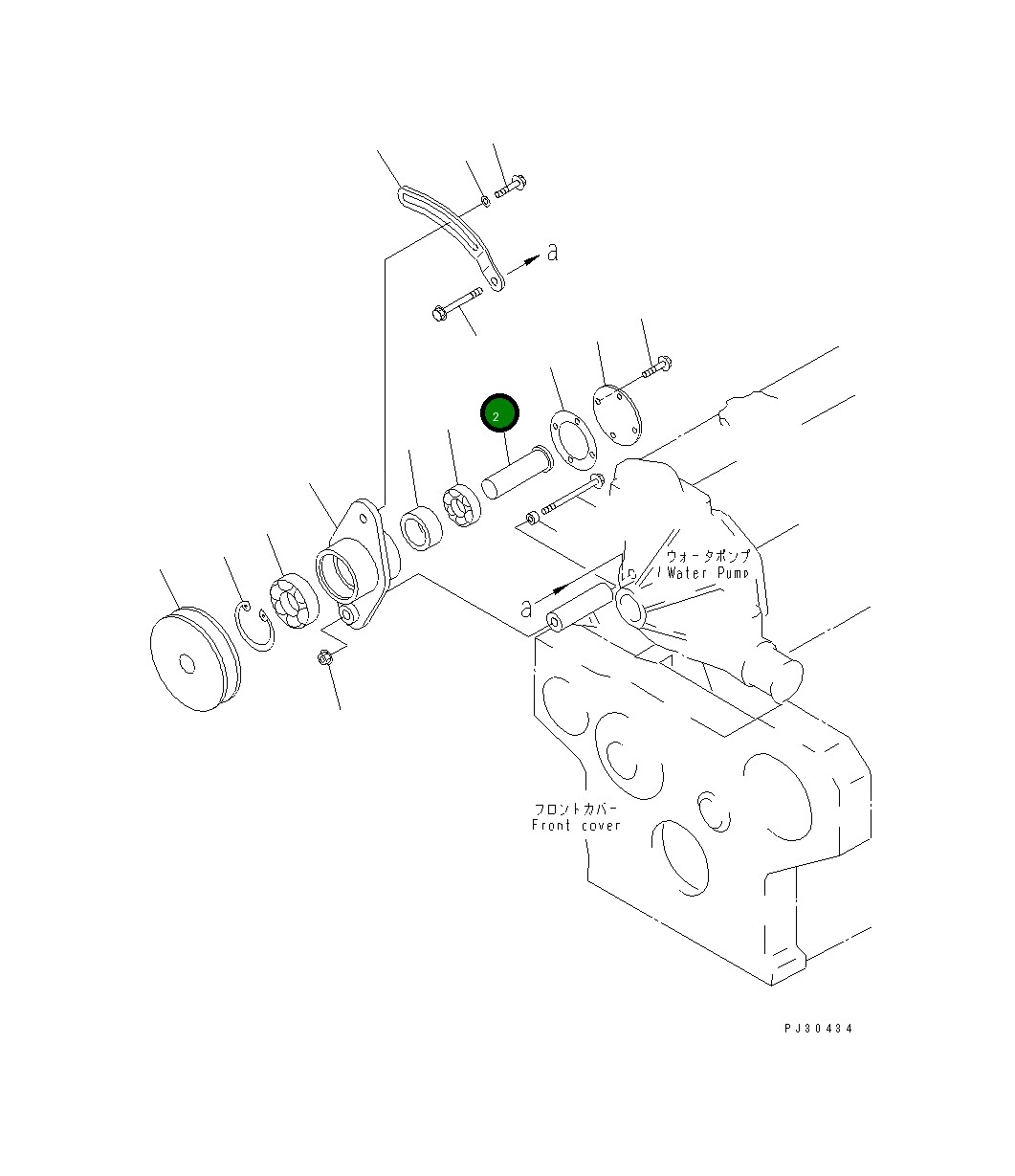 Вал 6206-81-6240 Komatsu