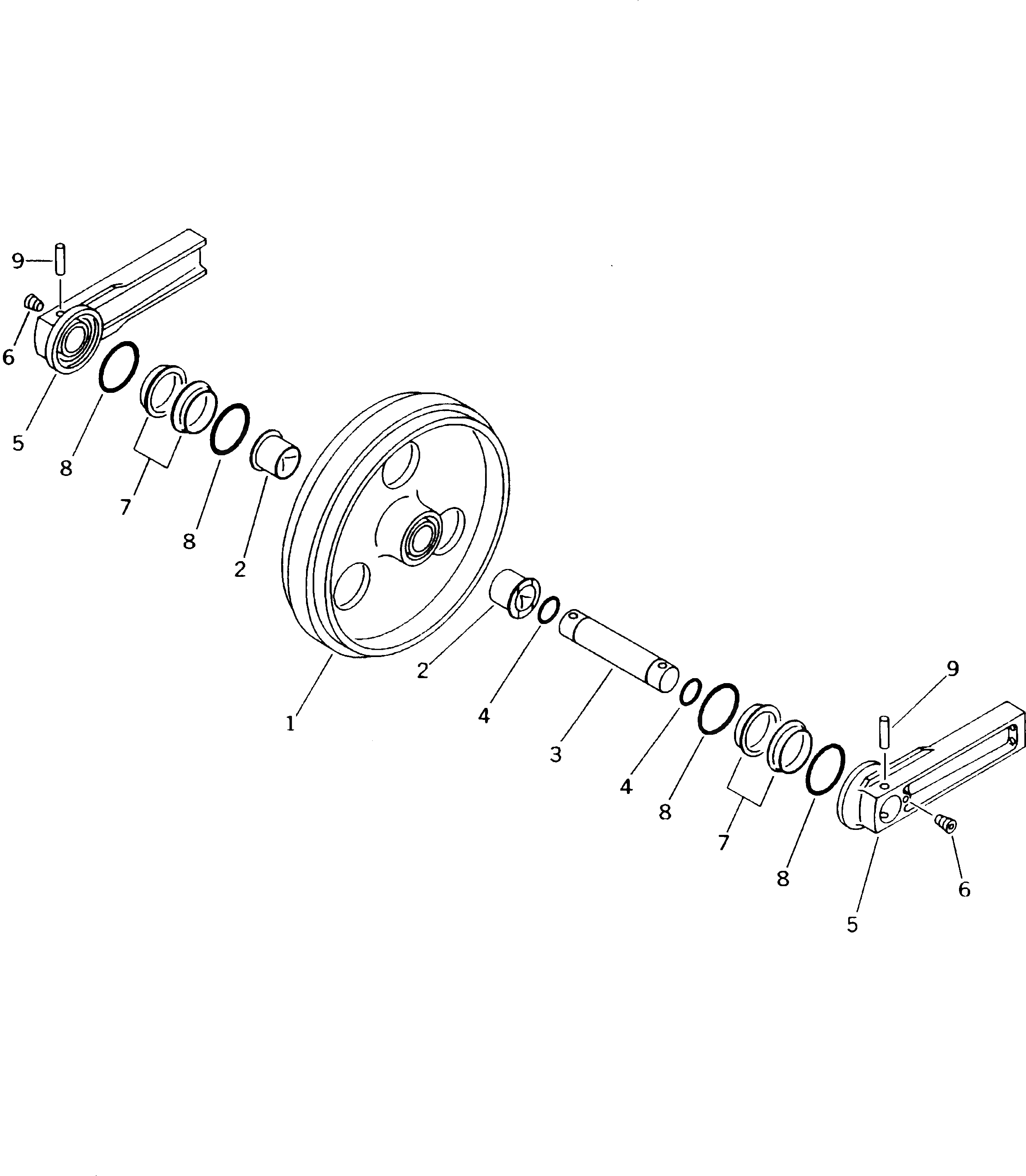 Вал 203-30-K2330 Komatsu