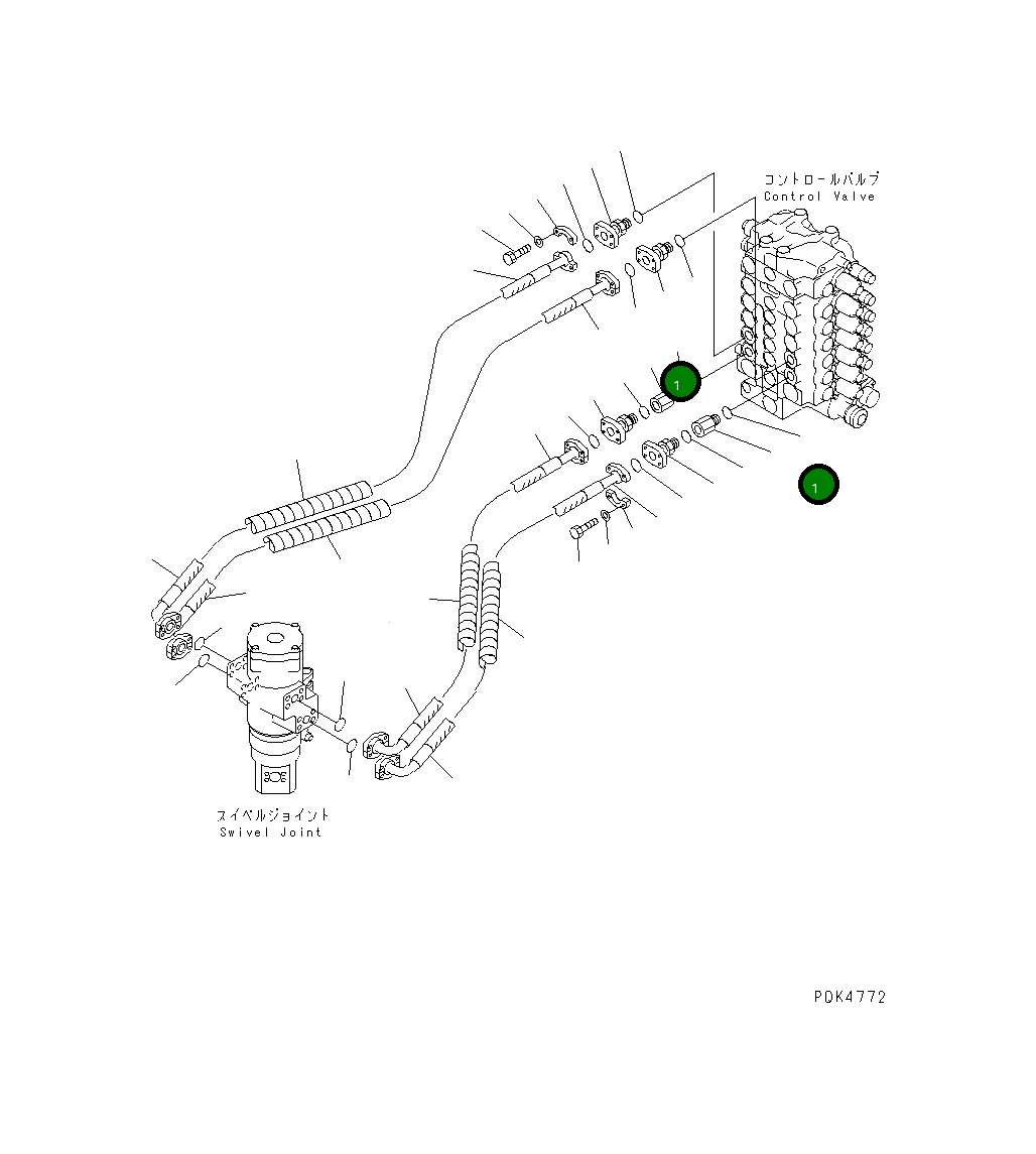 Адаптер 20E-62-K2180 Komatsu