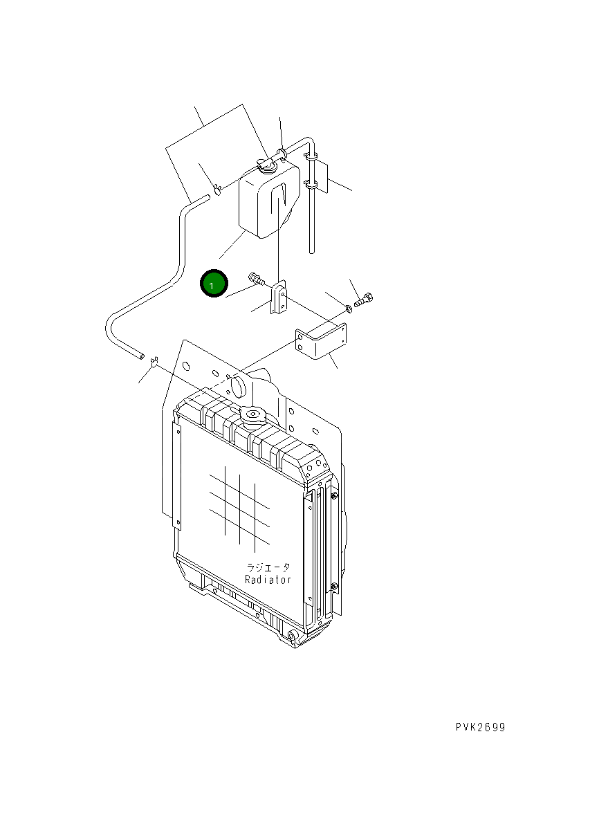 Бак 10S-03-21310 Komatsu