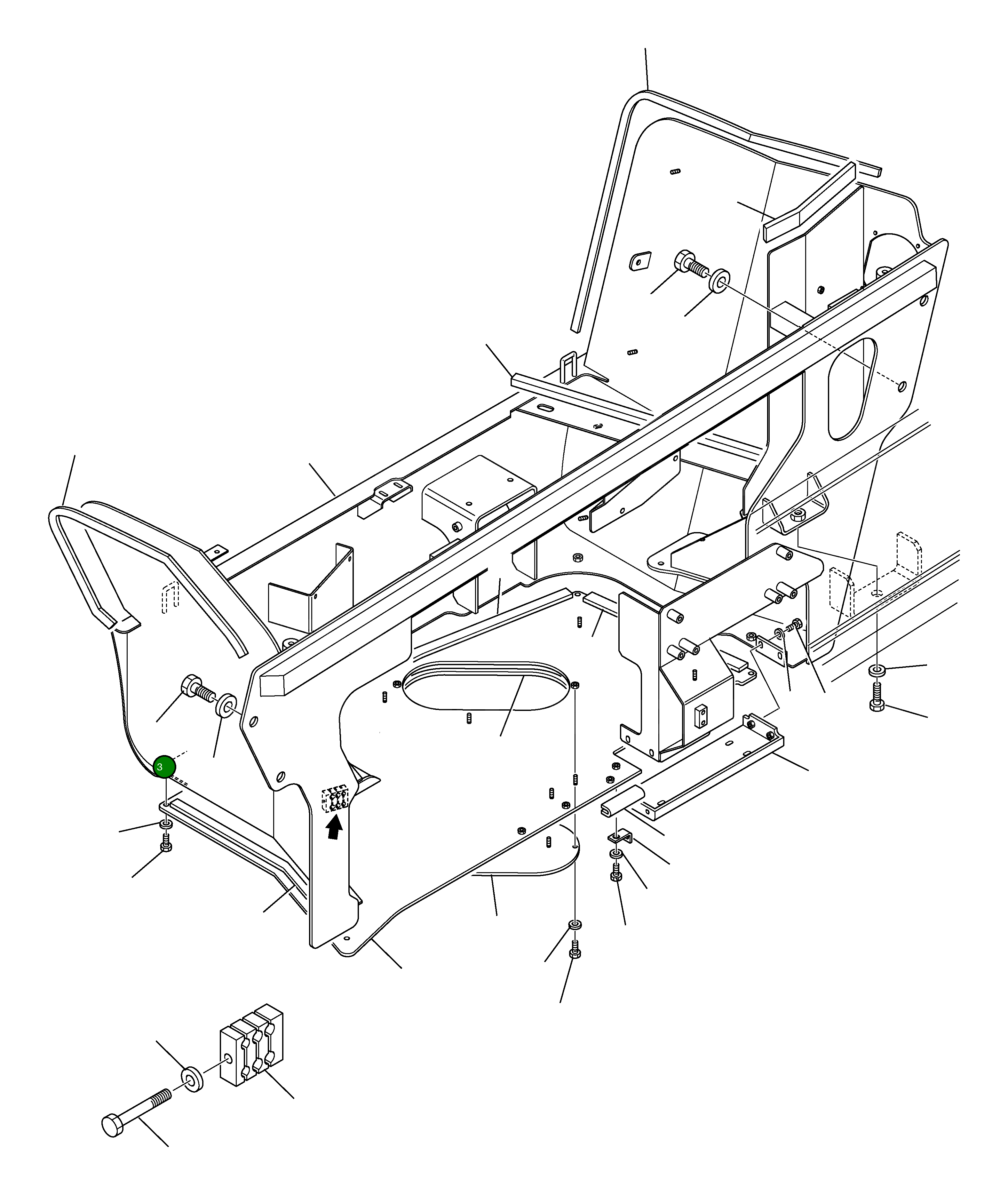 Винт 01016-52460 Komatsu