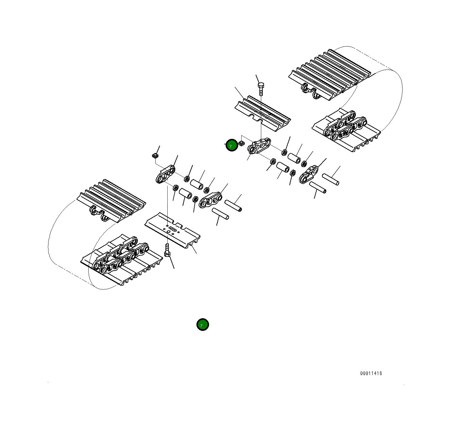 Башмак 208-32-62120 Komatsu