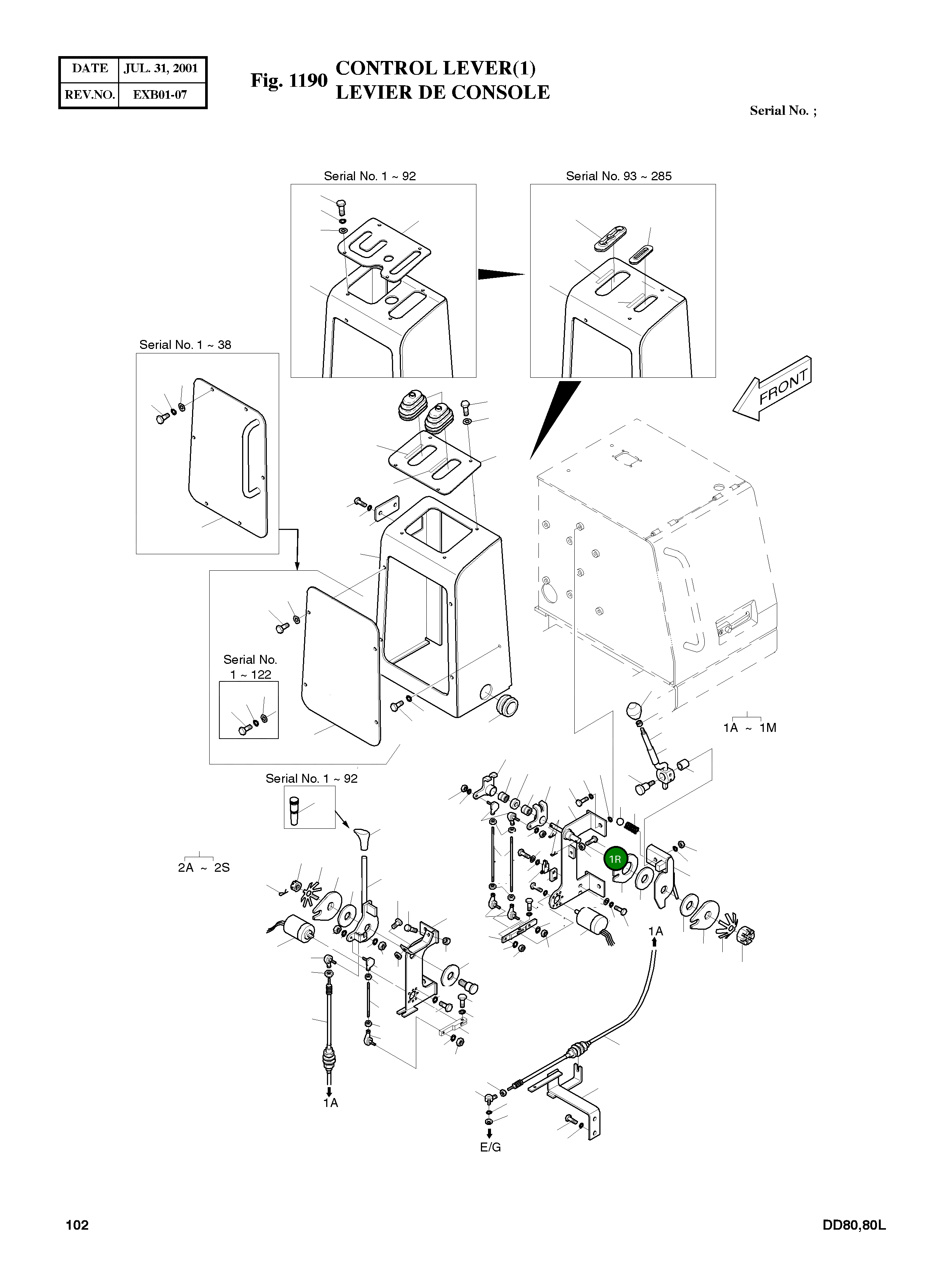 Болт M8X1.25X30 S0555951 Komatsu