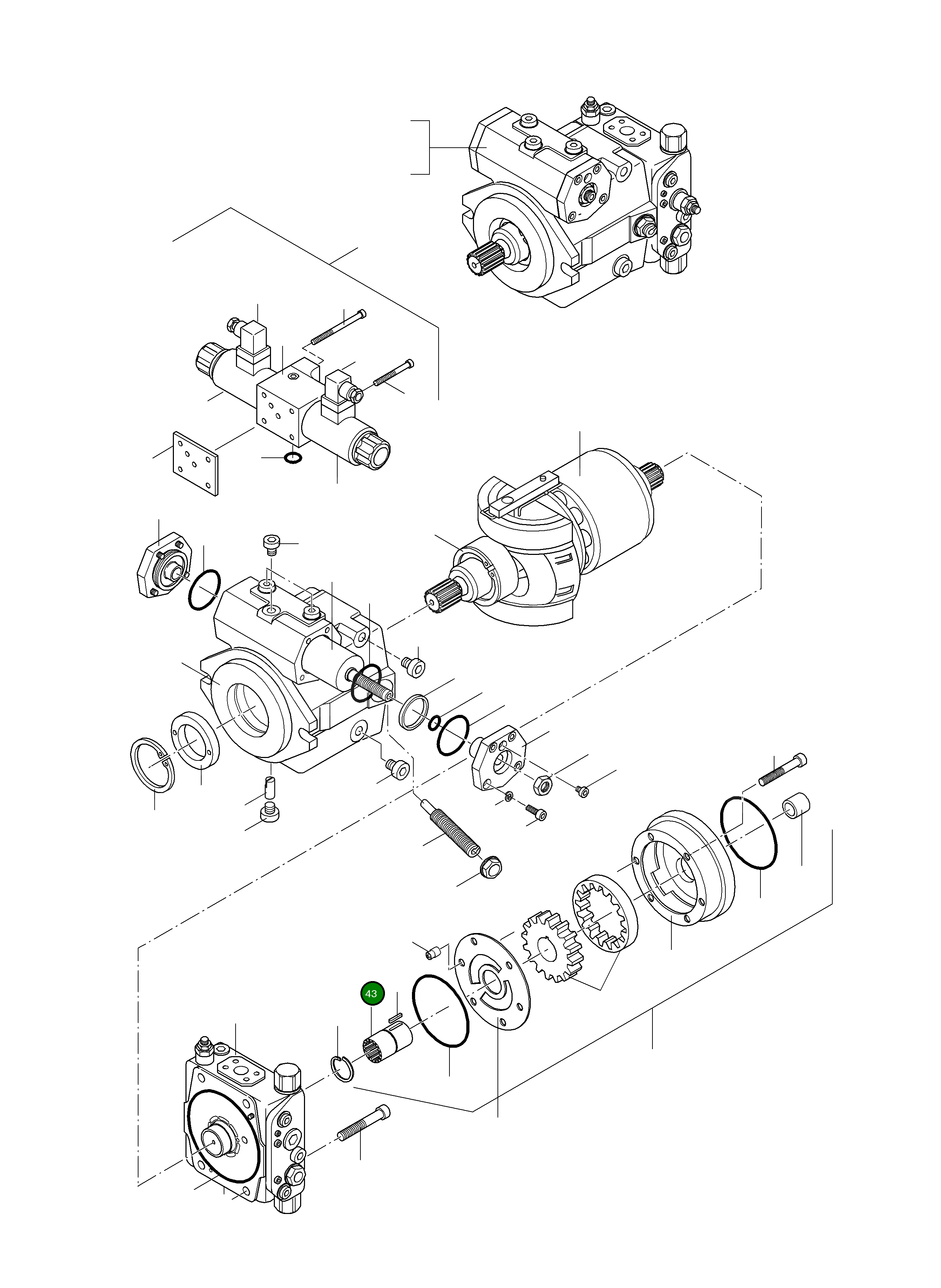 Вал 42T-17-H0P18 Komatsu