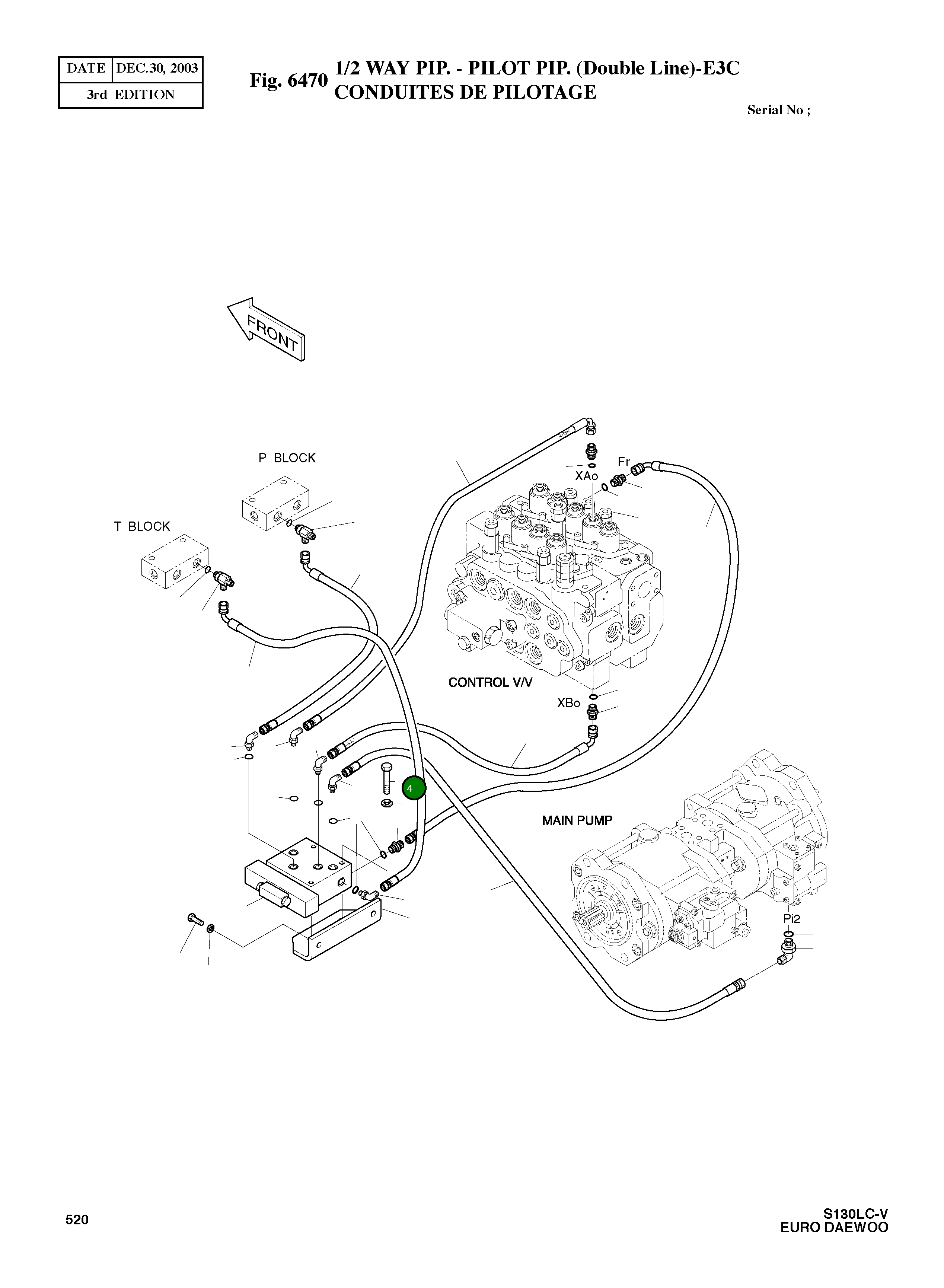 Болт M10X1.5X80 S0559163 Komatsu