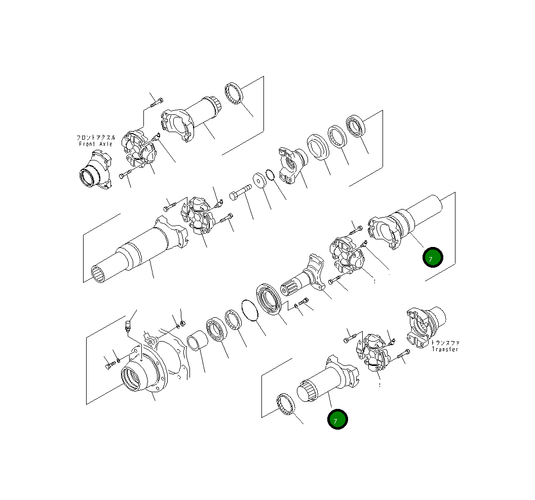 Вал 426-20-32650 Komatsu