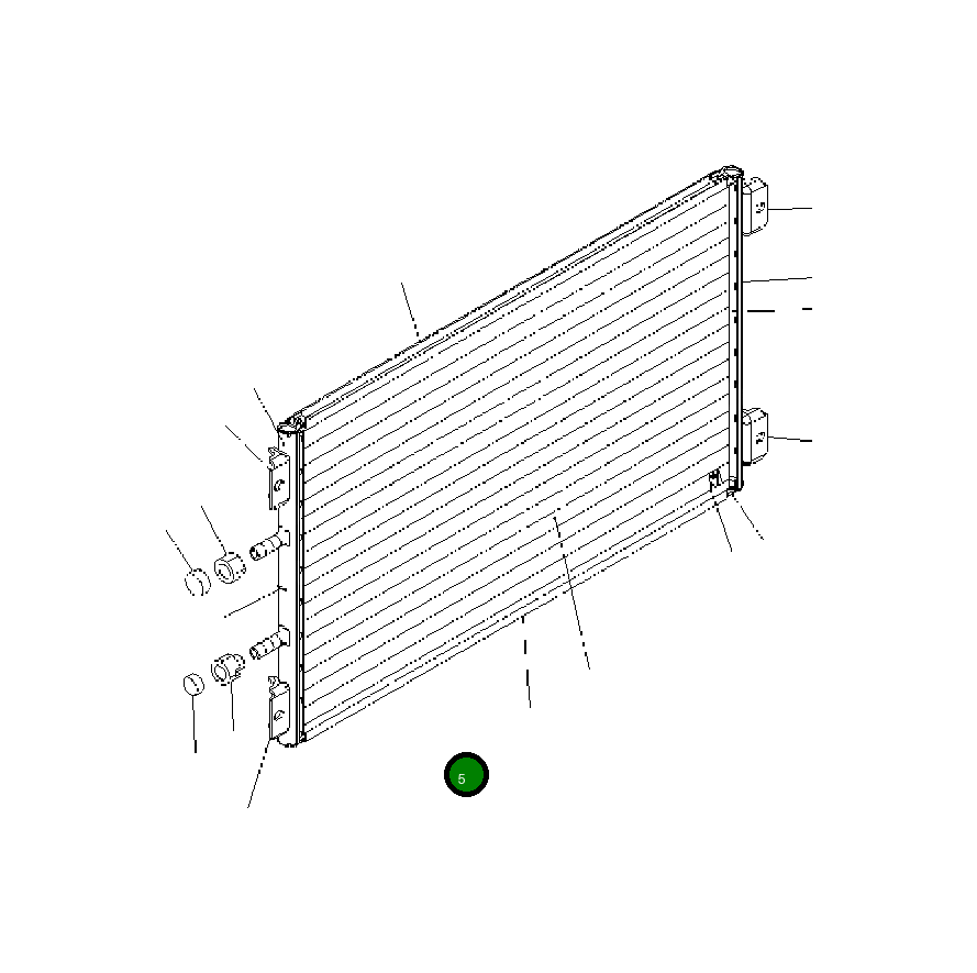Бак ND047762-3000 Komatsu