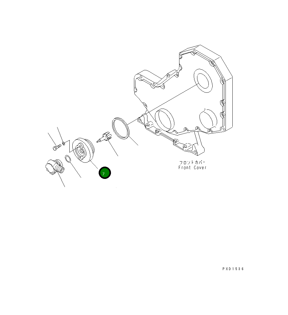 Адаптер 6735-21-3410 Komatsu