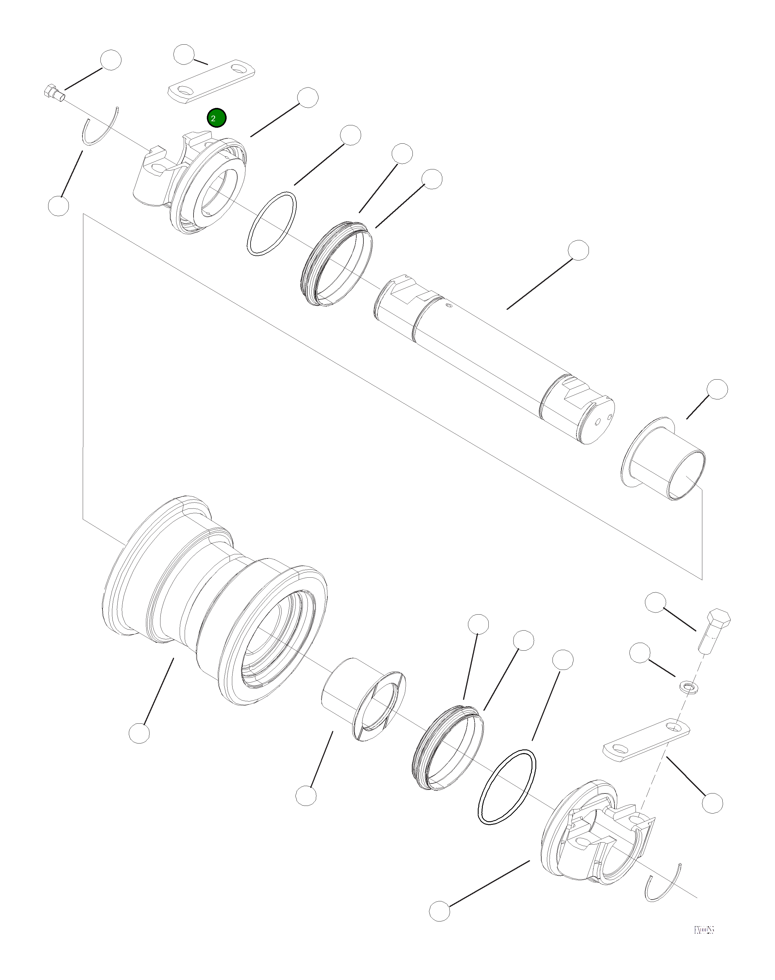Вал 207-30-72630 Komatsu