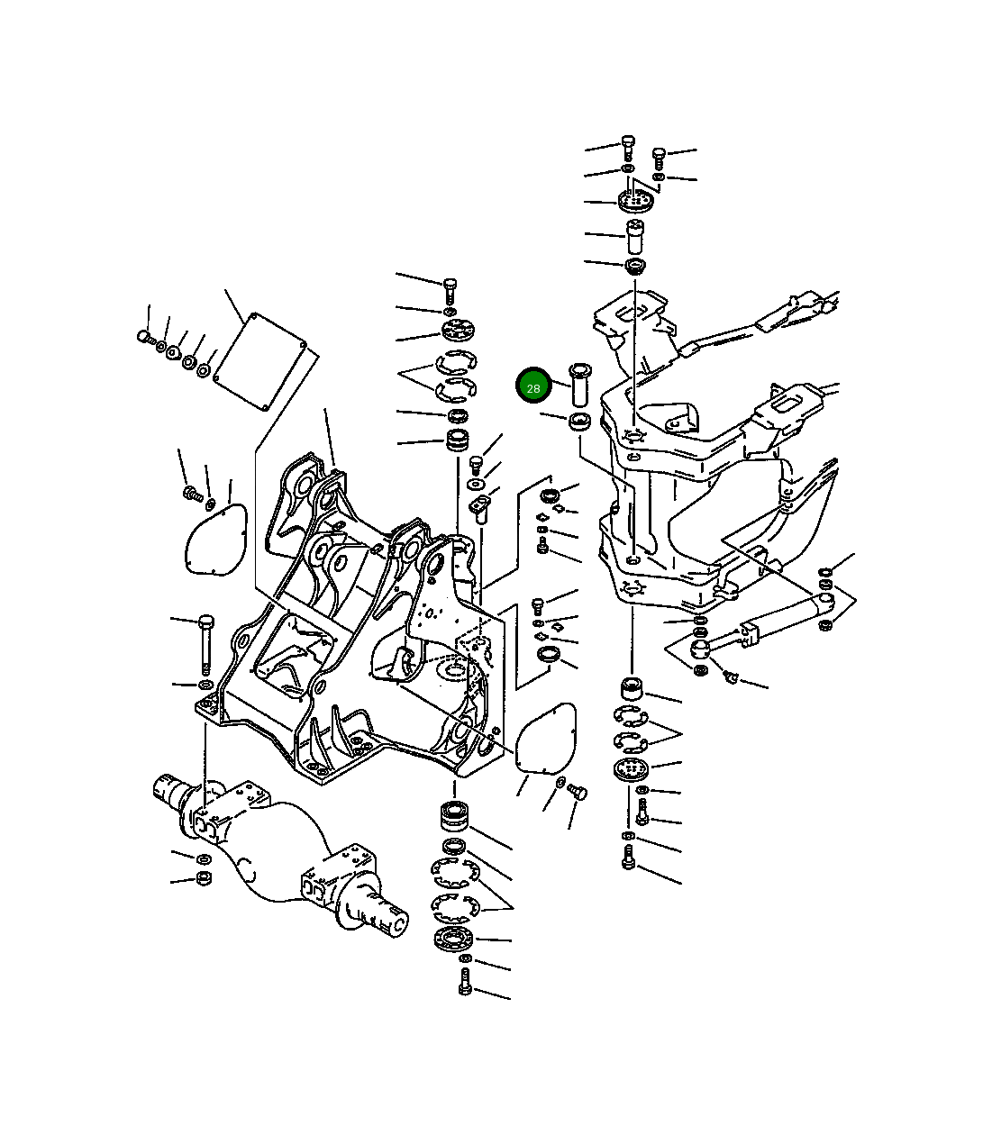 Вал 426-46-11120 Komatsu