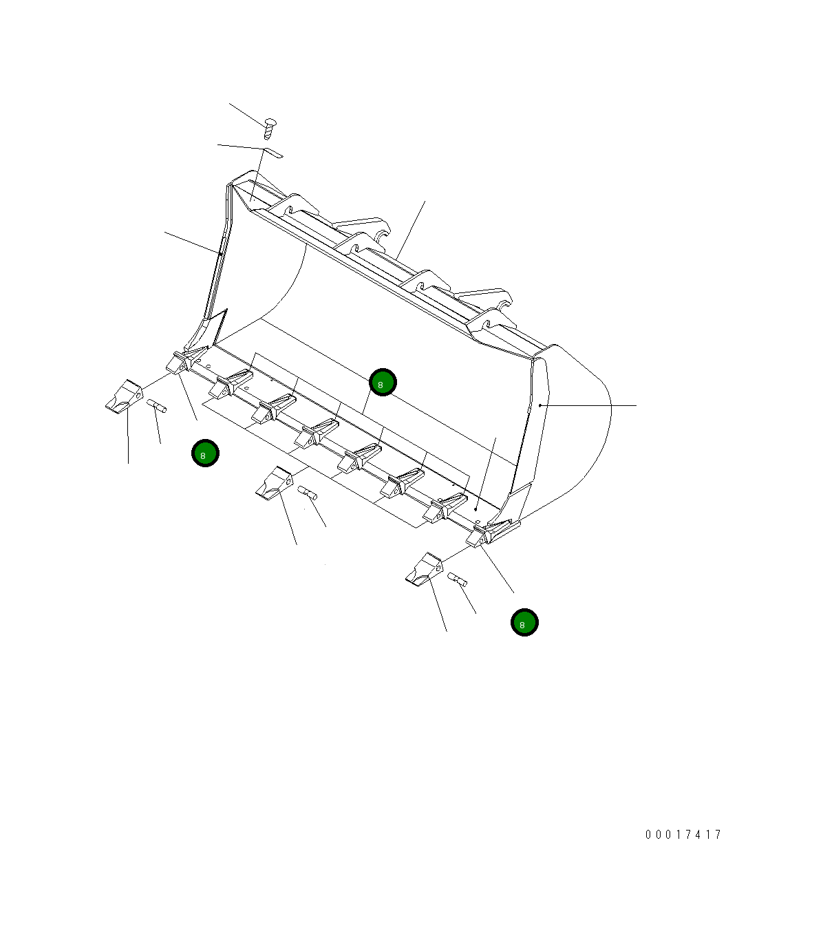 Адаптер 42R-70-12B80 Komatsu