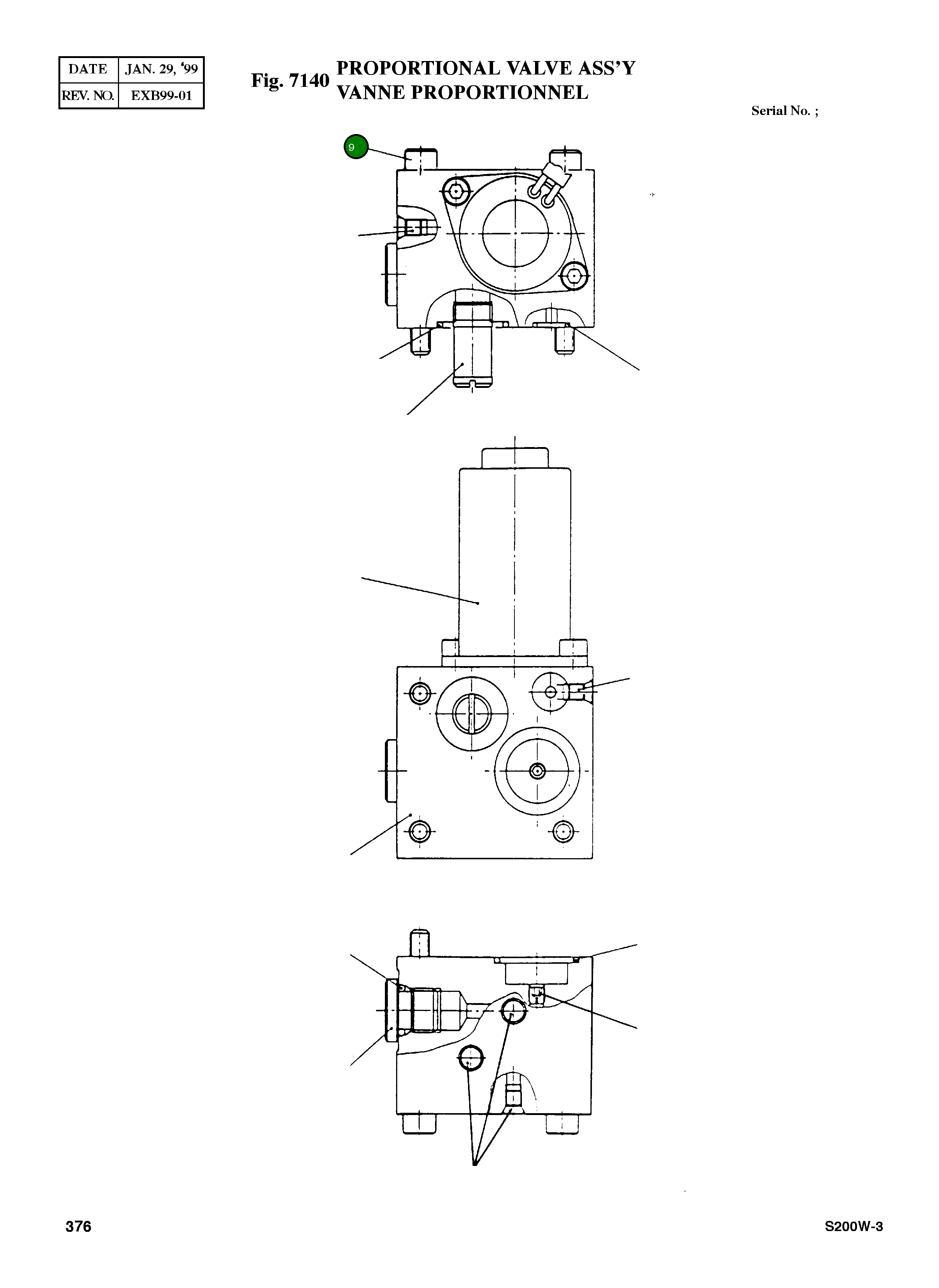 Болт M6X55L 1301546002 Komatsu