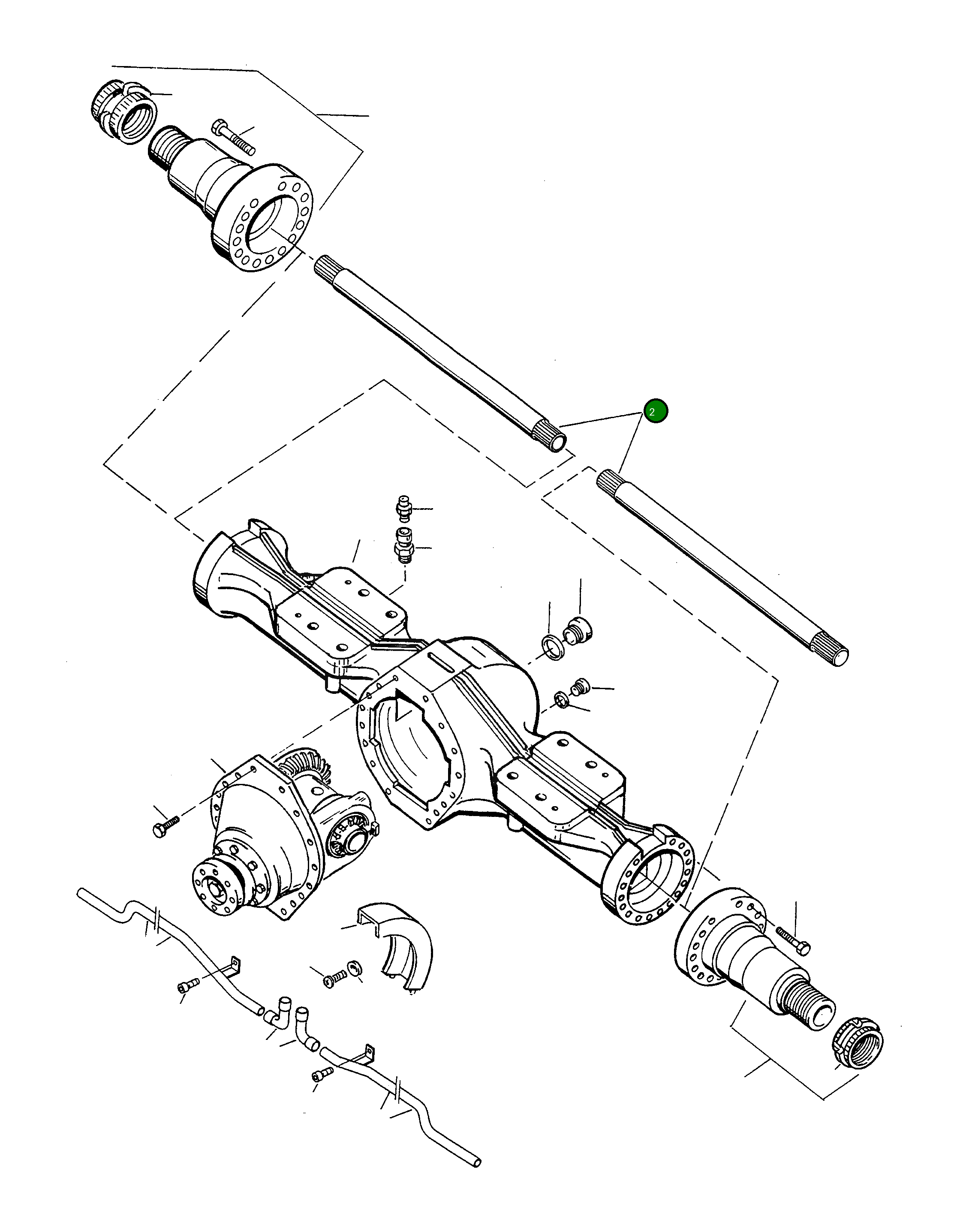 Вал 4909227M1 Komatsu