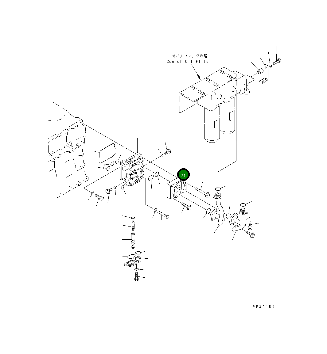Адаптер 6212-51-6110 Komatsu