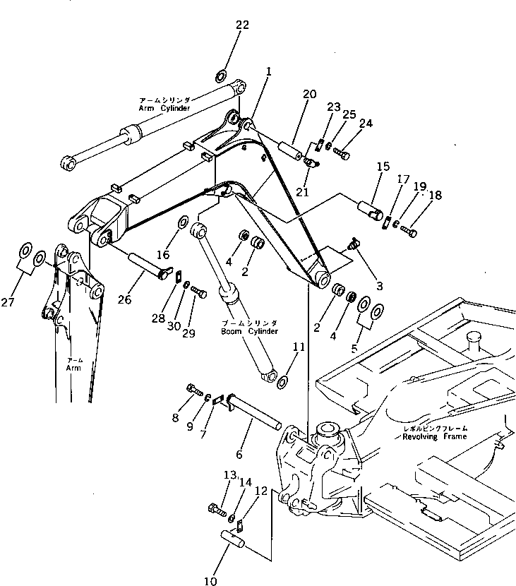 Вал 201-70-51220 Komatsu