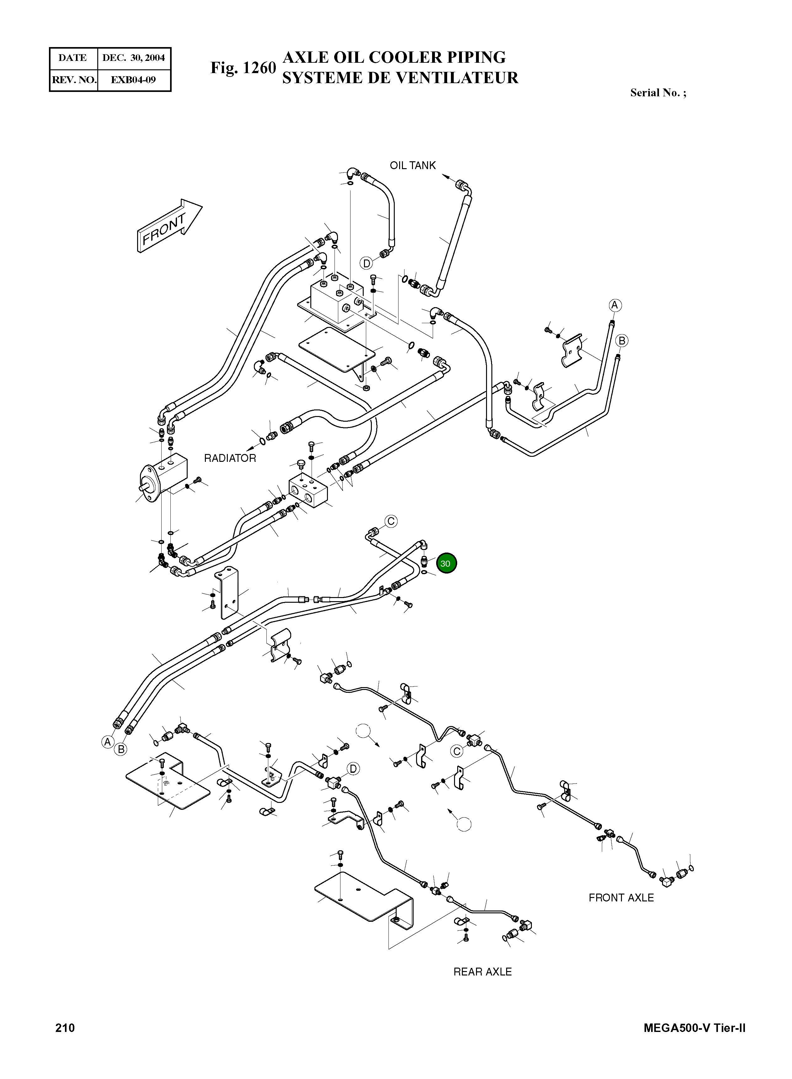 Адаптер M22X1.5XPF3/4 2181-1126D149 Komatsu
