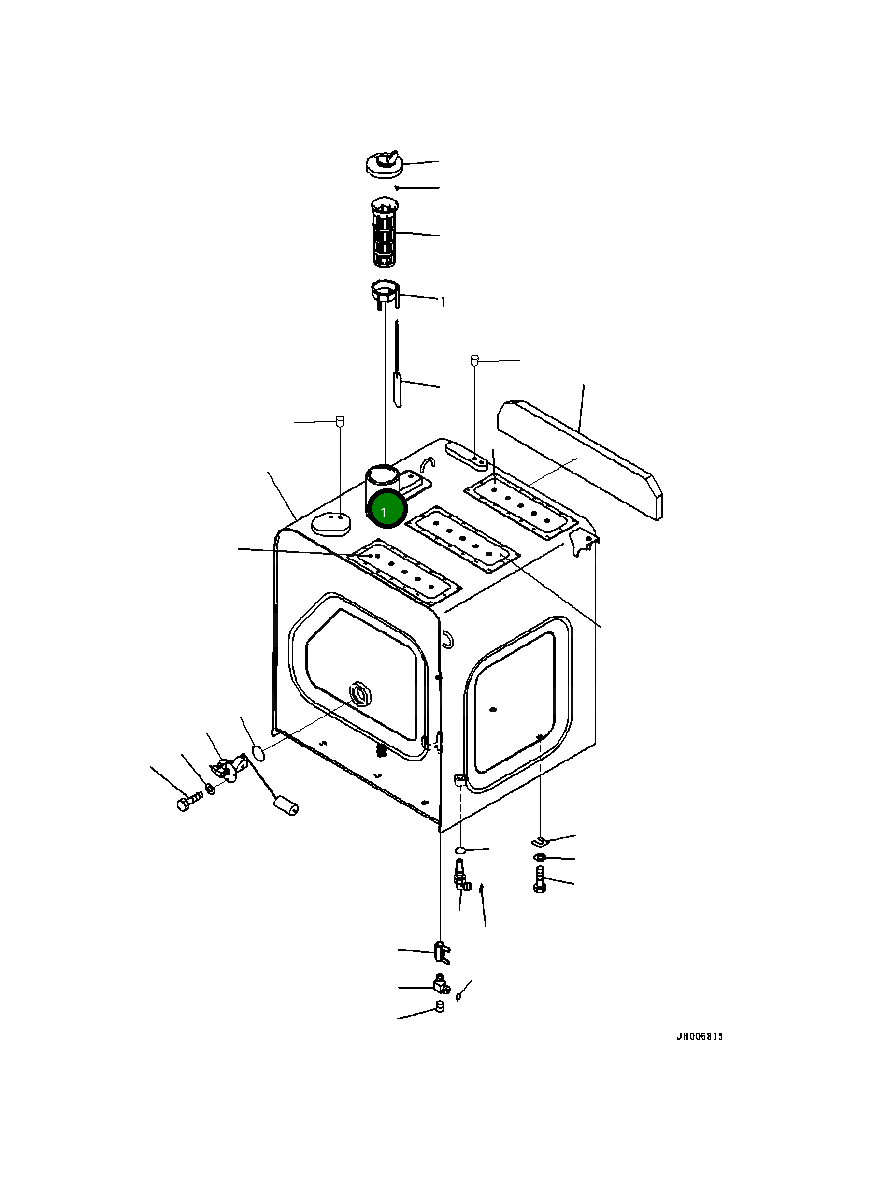 Бак 20Y-04-41910 Komatsu