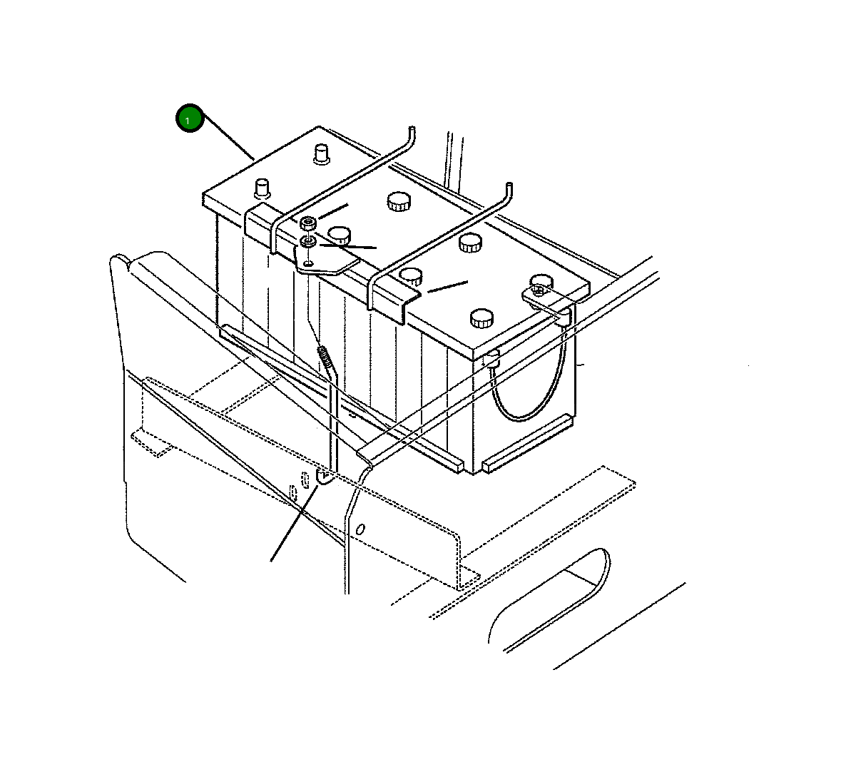 Аккумулятор 185 А·ч (холодное исполнение) 2938-06-1330 Komatsu