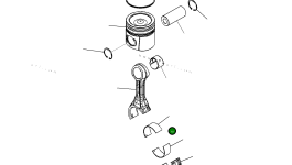 Верхний подшипник 6754313410 Komatsu