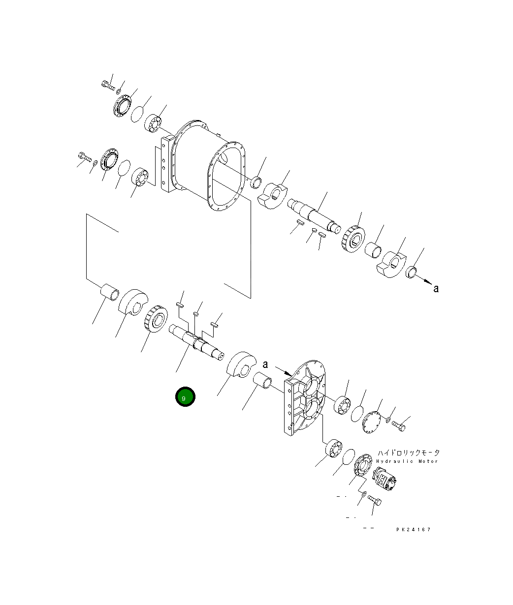 Вал 8248-70-2140 Komatsu