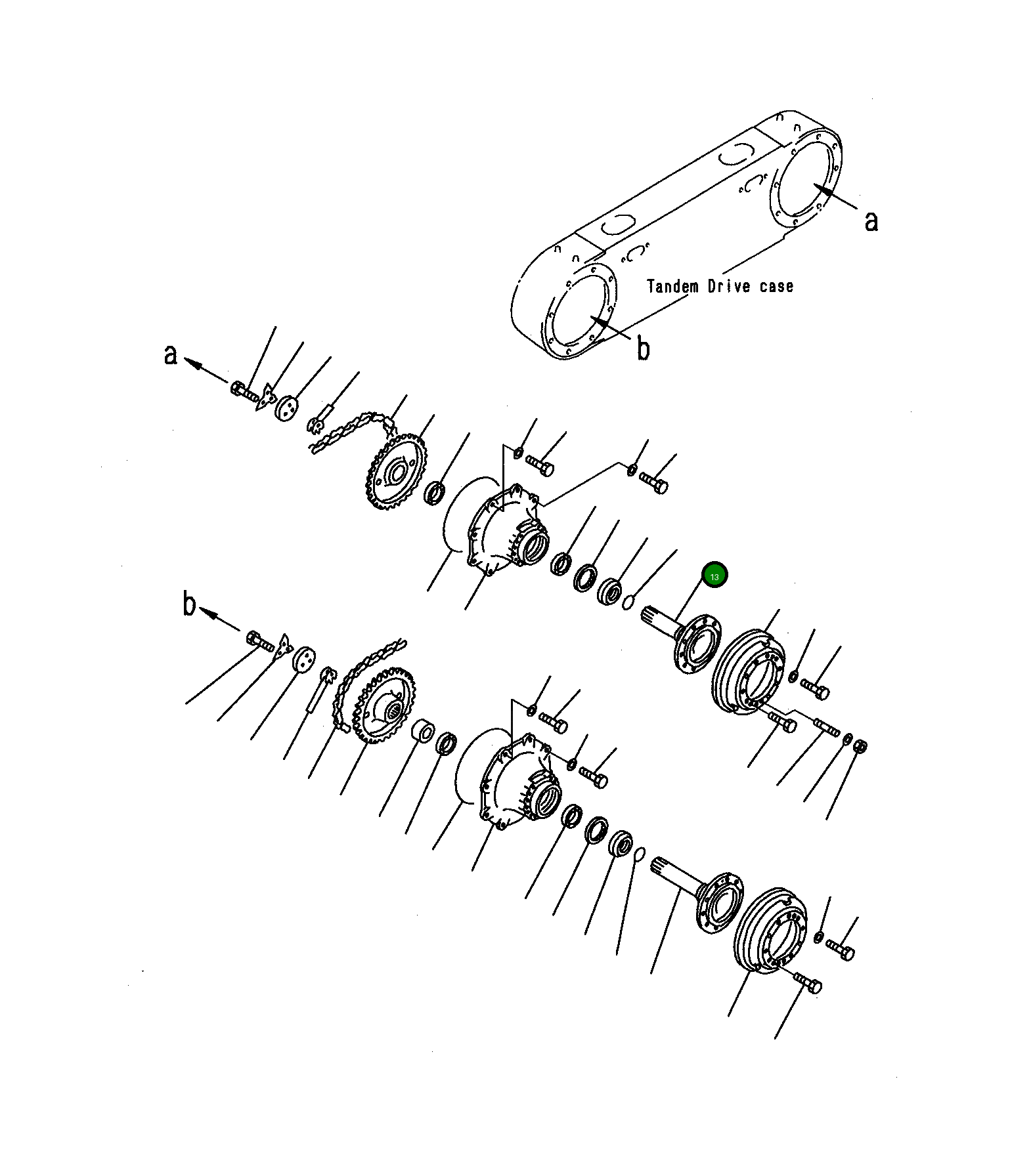 Вал 23A-23-11232 Komatsu